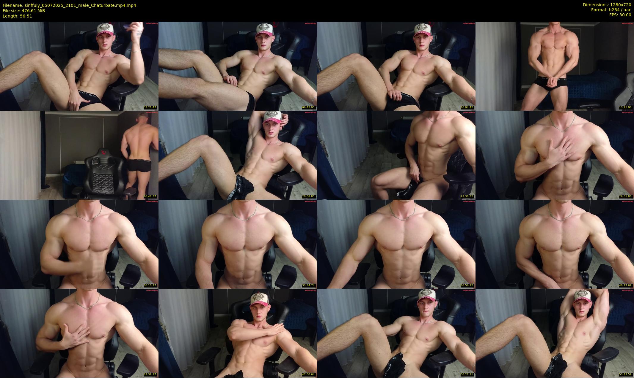 sinffuly — 57 minute Chaturbate male cam show recording, 720p, Jul 5, 2025