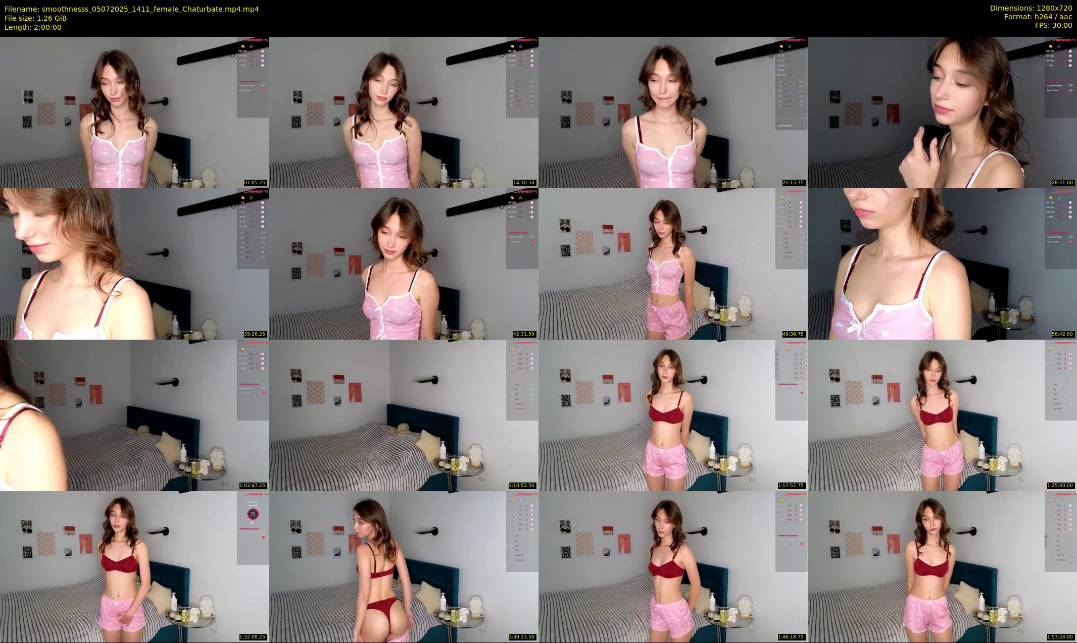 smoothnesss — 120 minute Chaturbate female cam show recording, 720p, Jul 5, 2025