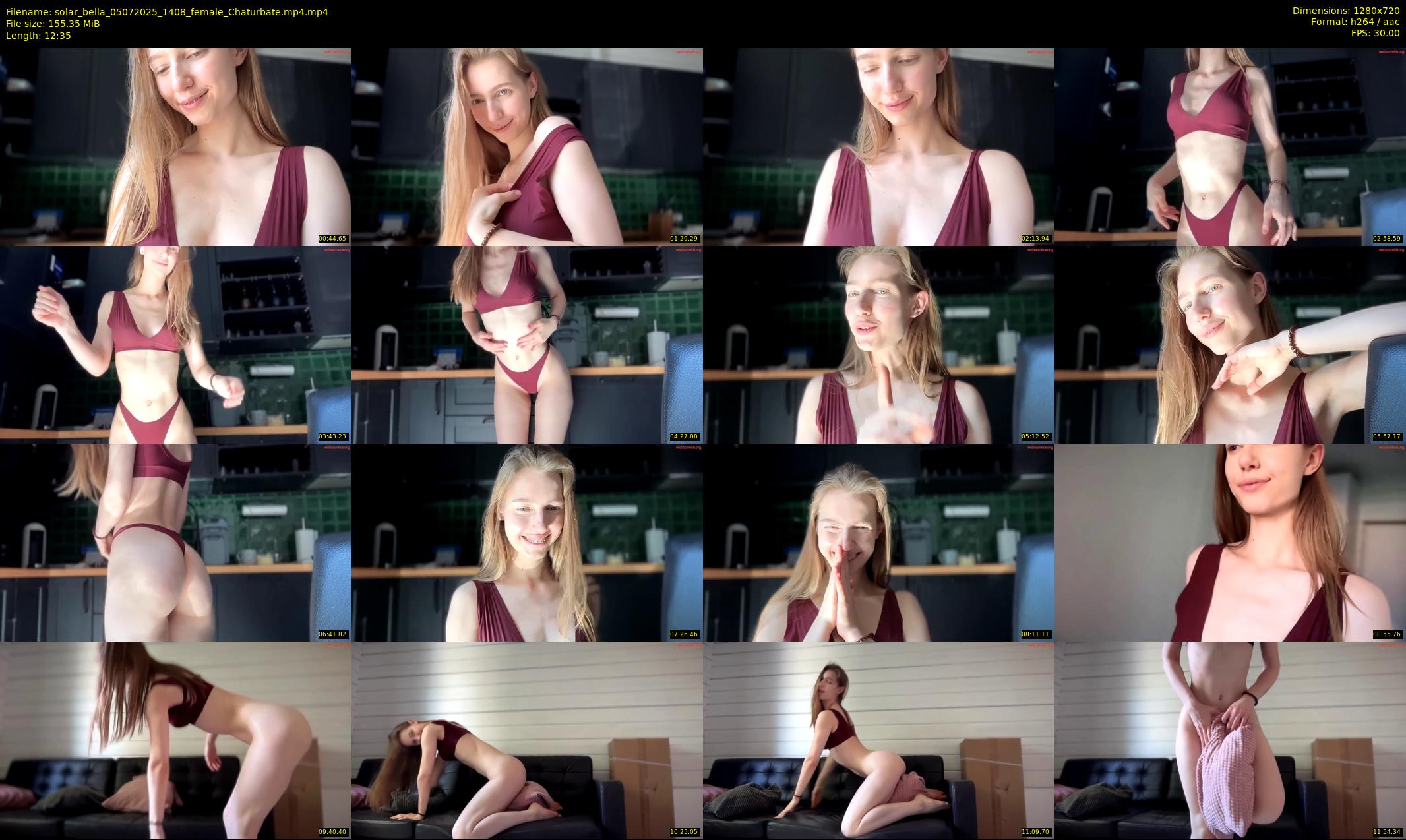 solar_bella — 13 minute Chaturbate female cam show recording, 720p, Jul 5, 2025