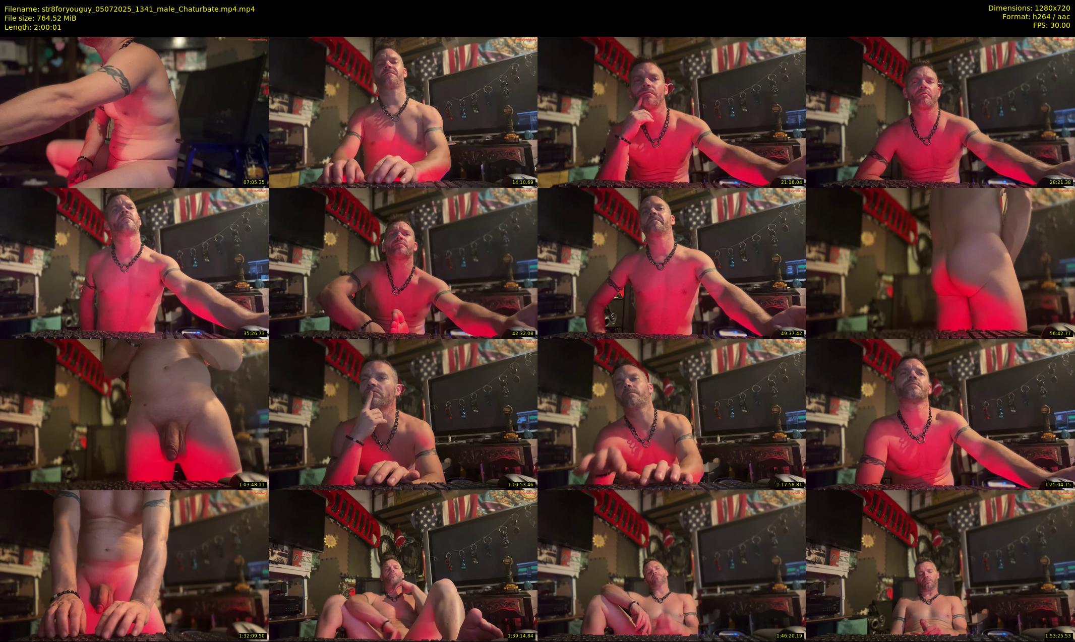 str8foryouguy — 121 minute Chaturbate male cam show recording, 720p, Jul 5, 2025