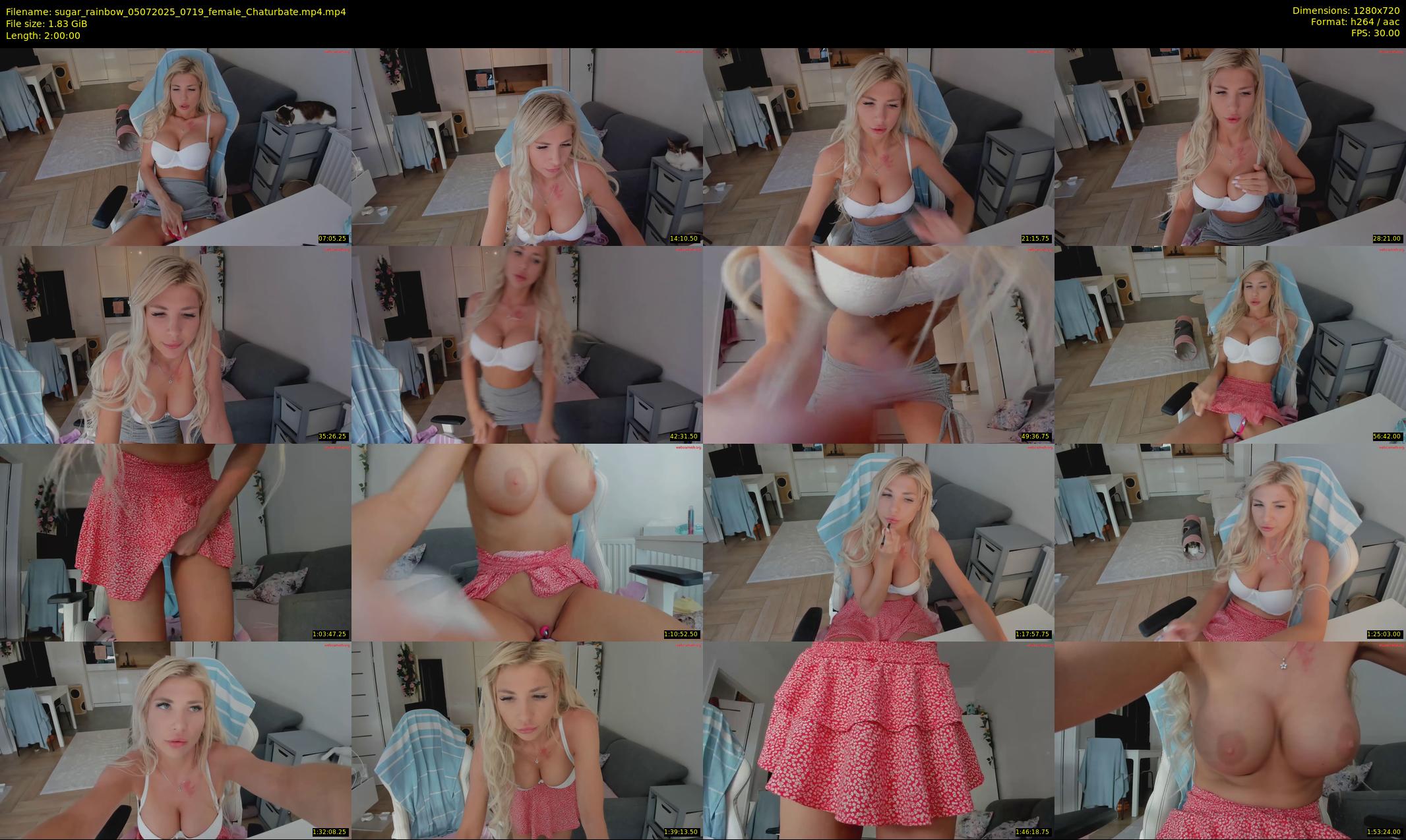 sugar_rainbow — 120 minute Chaturbate female cam show recording, 720p, Jul 5, 2025