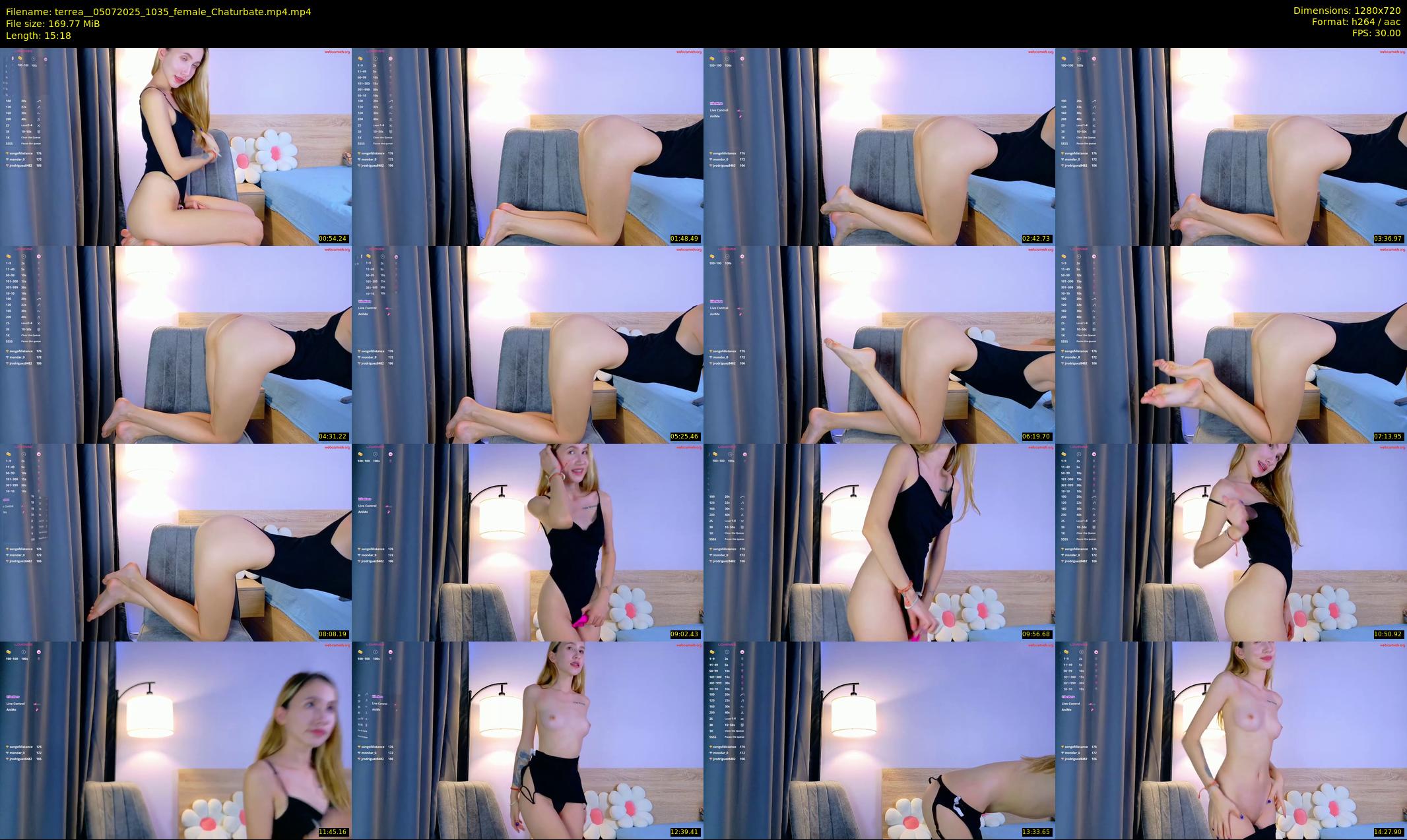 terrea_ — 16 minute Chaturbate female cam show recording, 720p, Jul 5, 2025