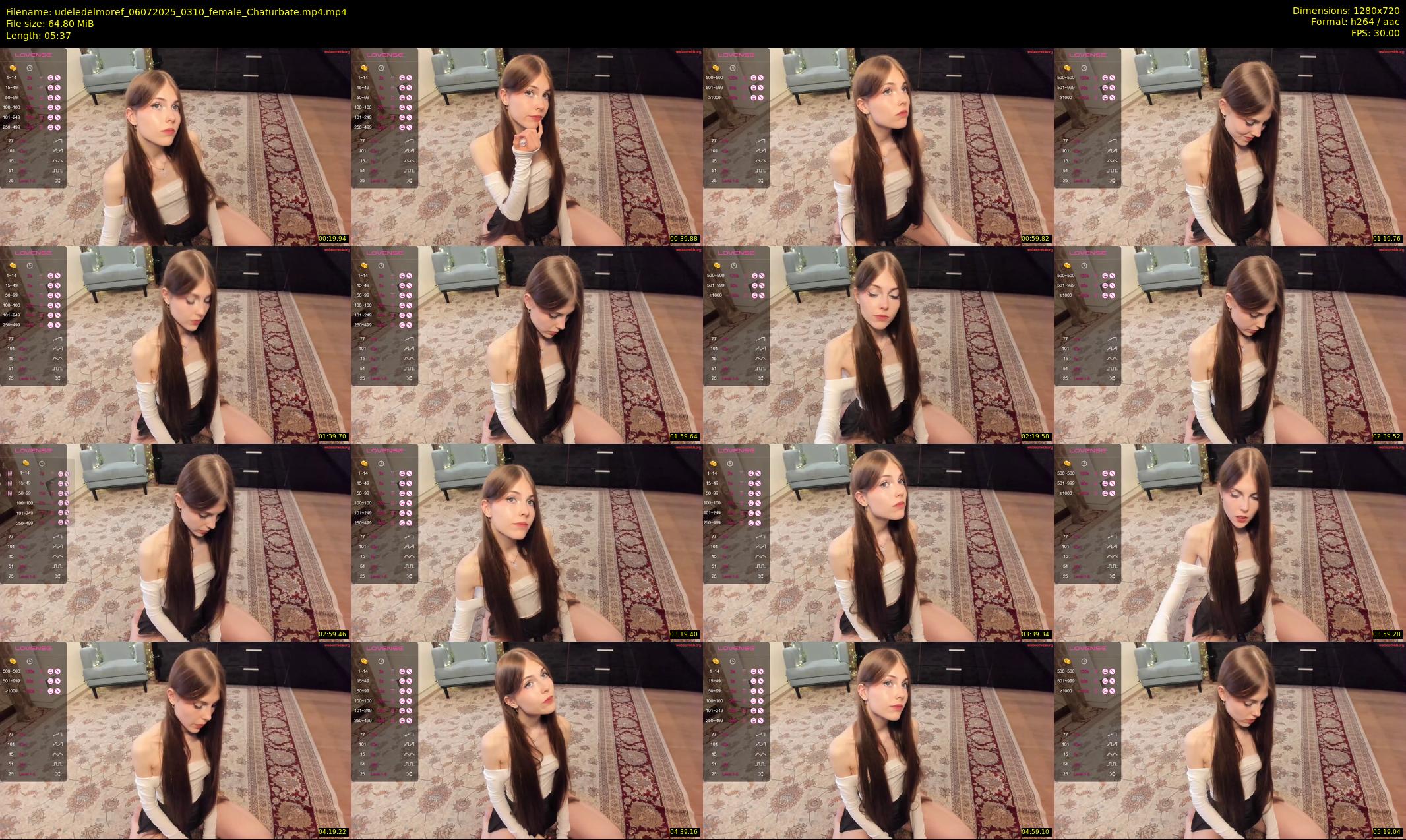udeledelmoref — 6 minute Chaturbate female cam show recording, 720p, Jul 6, 2025