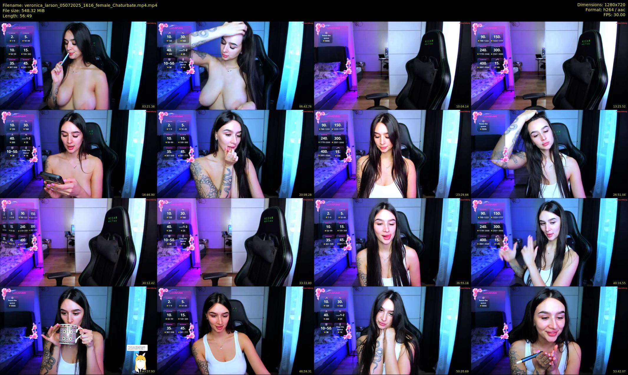 veronica_larson — 57 minute Chaturbate female cam show recording, 720p, Jul 5, 2025