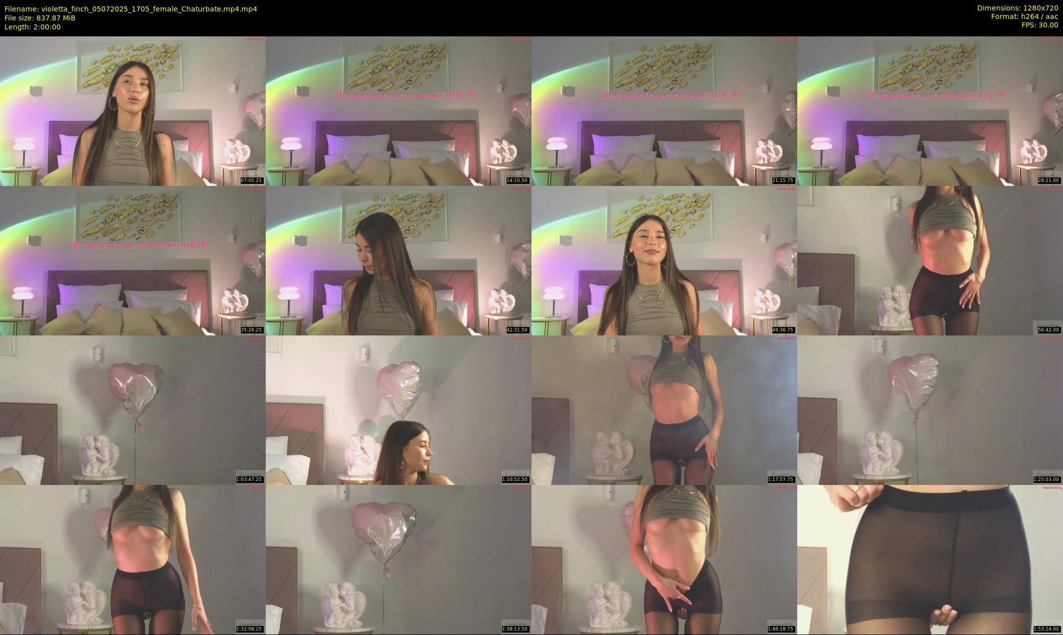 violetta_finch — 120 minute Chaturbate female cam show recording, 720p, Jul 5, 2025