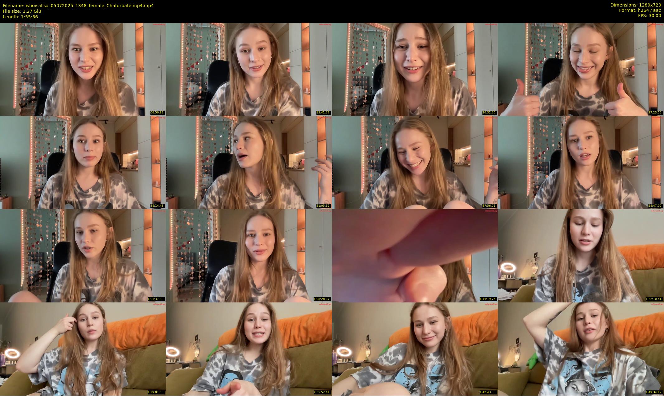 whoisalisa — 116 minute Chaturbate female cam show recording, 720p, Jul 5, 2025