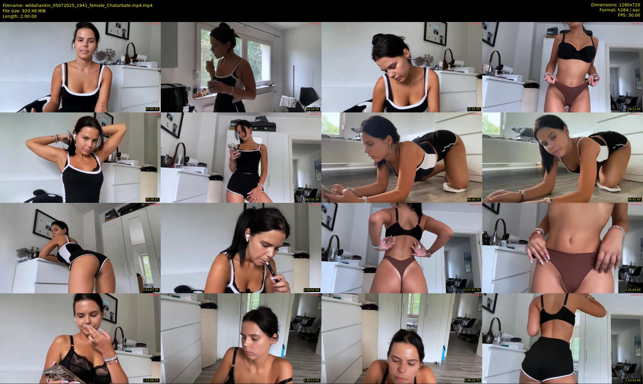 wildahankin — 120 minute Chaturbate female cam show recording, 720p, Jul 5, 2025