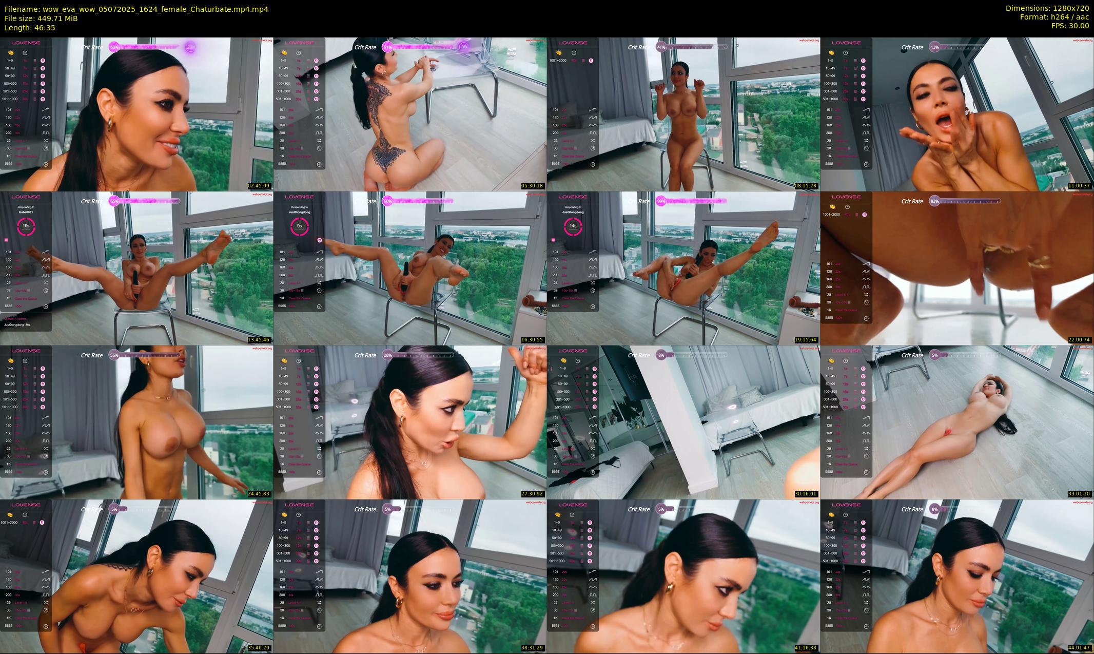 wow_eva_wow — 47 minute Chaturbate female cam show recording, 720p, Jul 5, 2025