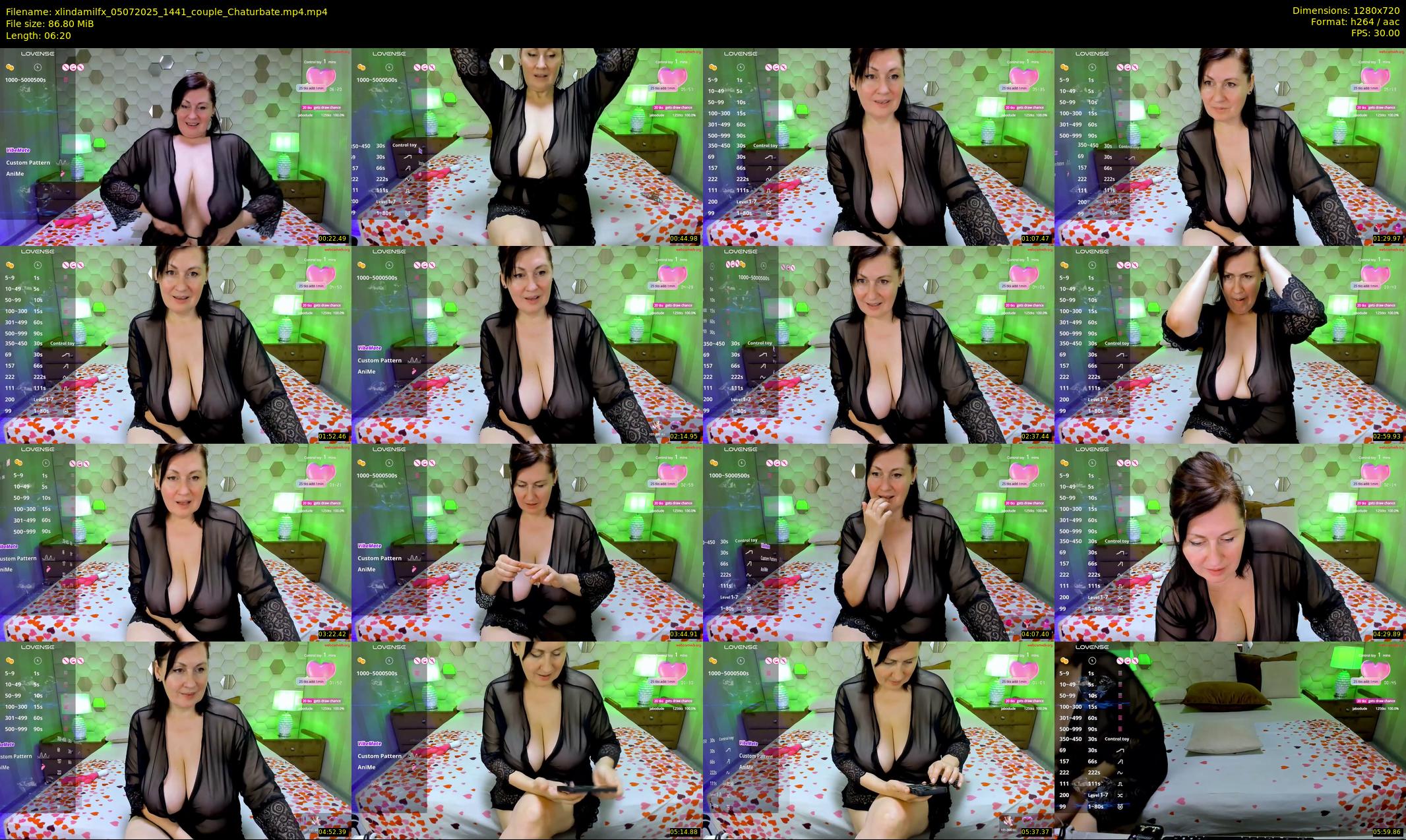 xlindamilfx — 7 minute Chaturbate female cam show recording, 720p, Jul 5, 2025