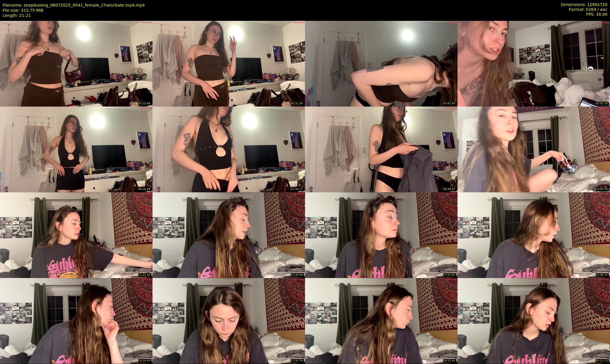 zoepleasing — 22 minute Chaturbate female cam show recording, 720p, Jul 6, 2025