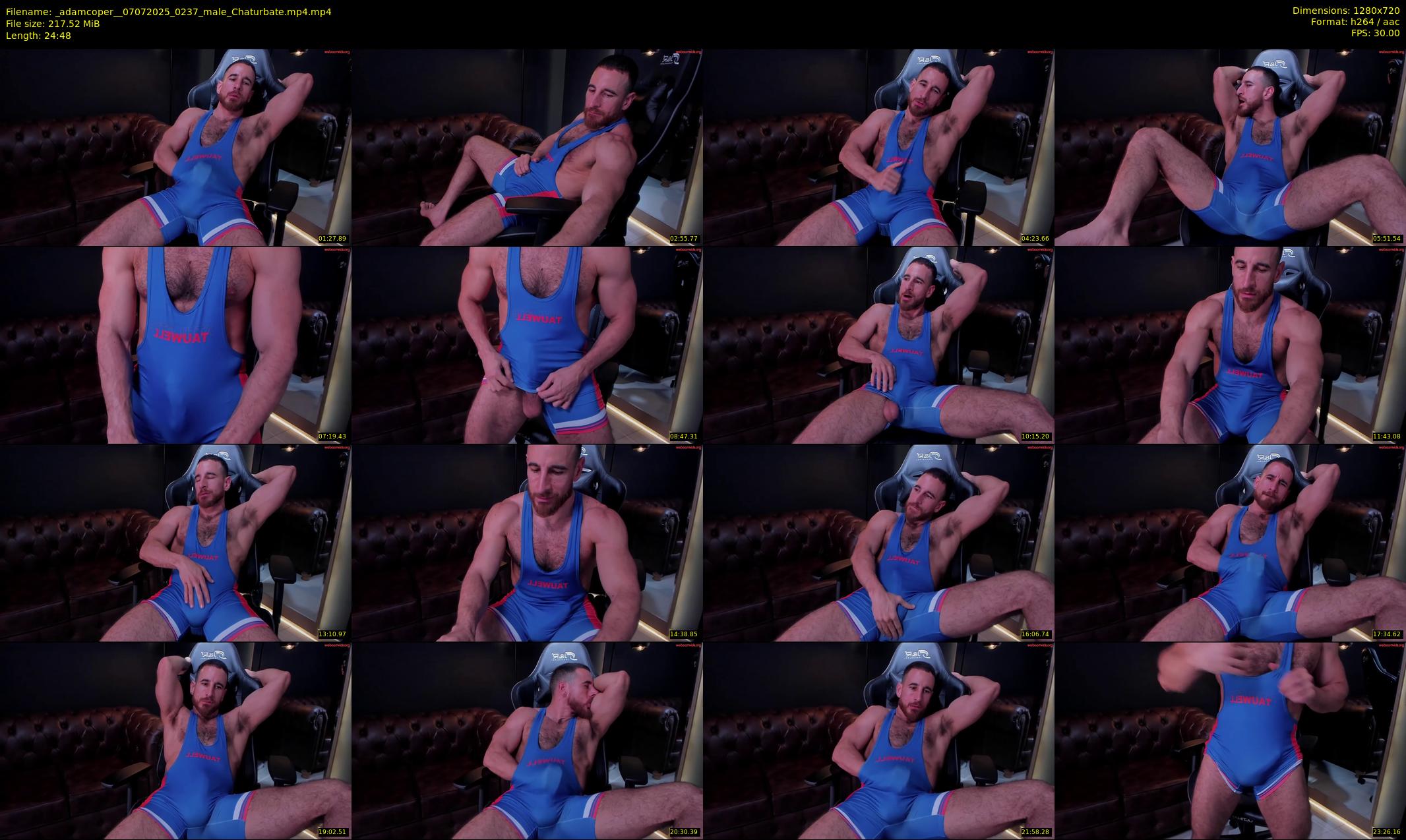_adamcoper_ — 25 minute Chaturbate male cam show recording, 720p, Jul 7, 2025
