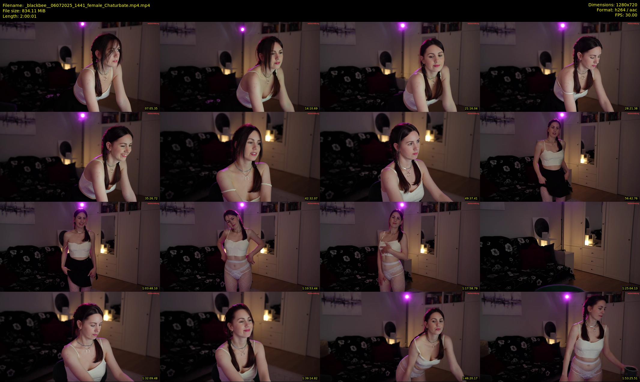 _blackbee_ — 121 minute Chaturbate female cam show recording, 720p, Jul 6, 2025