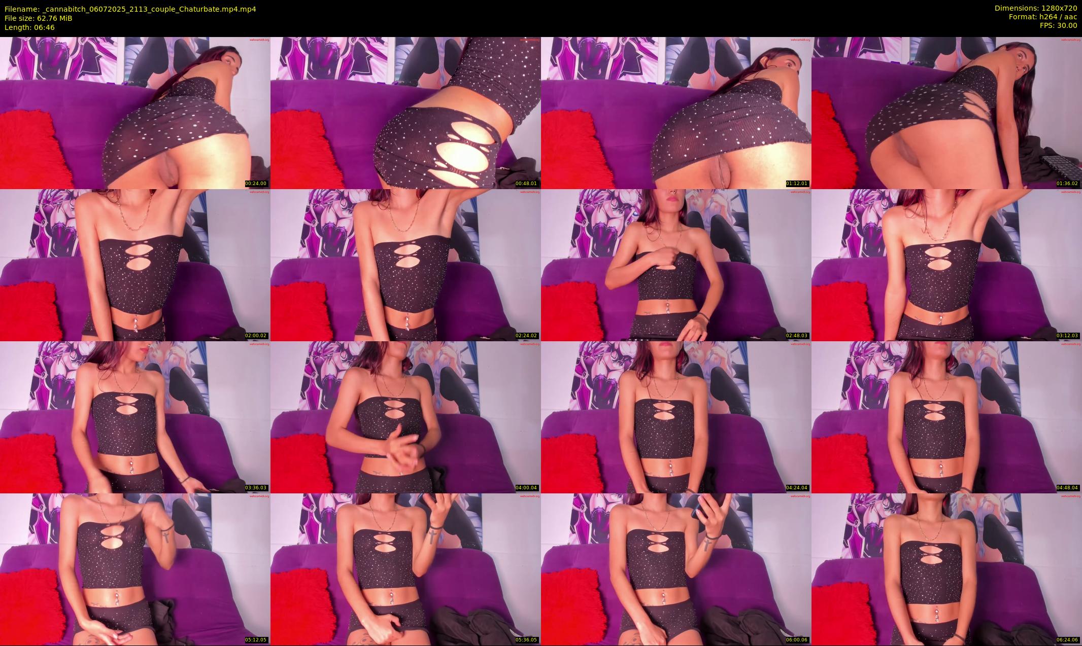 _cannabitch — 7 minute Chaturbate couple cam show recording, 720p, Jul 6, 2025