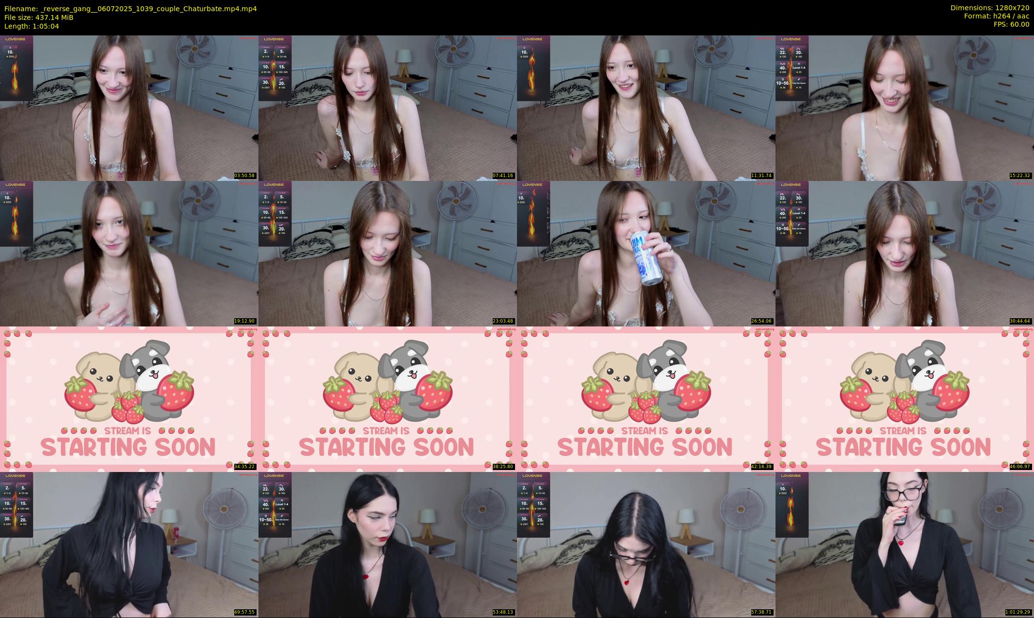 _reverse_gang_ — 66 minute Chaturbate couple cam show recording, 720p, Jul 6, 2025