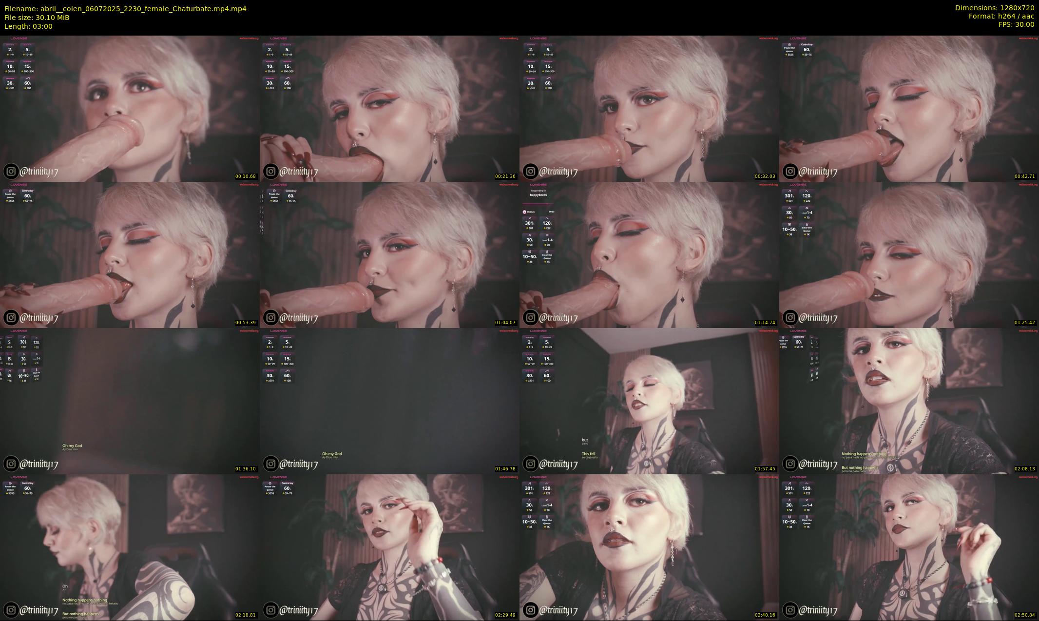 abril__colen — 3 minute Chaturbate female cam show recording, 720p, Jul 6, 2025