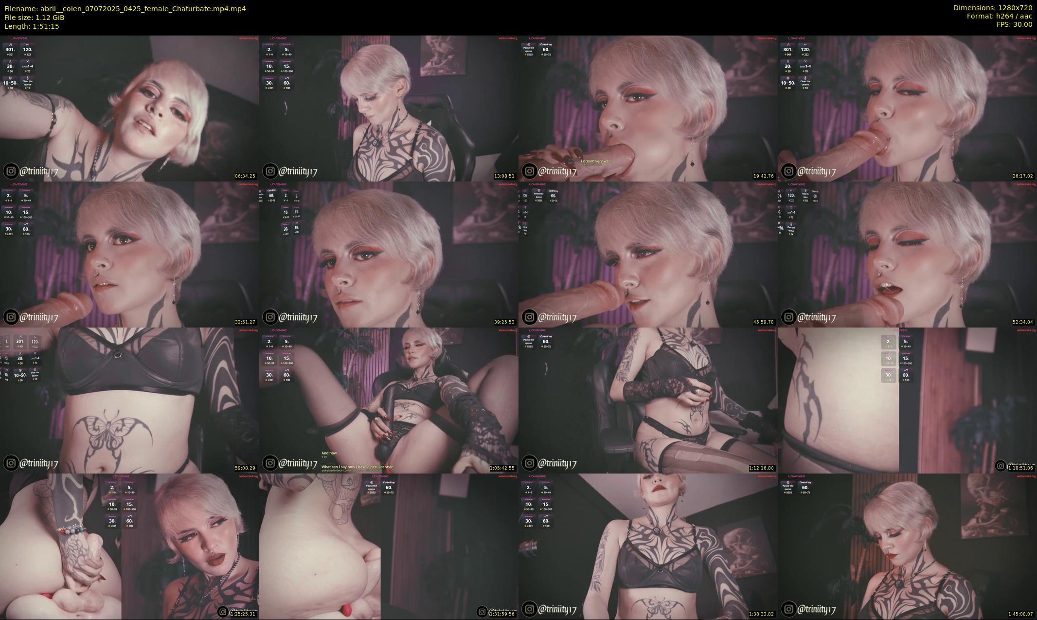 abril__colen — 112 minute Chaturbate female cam show recording, 720p, Jul 7, 2025