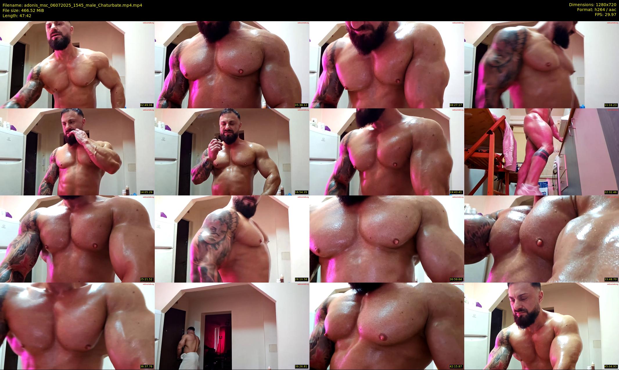 adonis_msc — 48 minute Chaturbate male cam show recording, 720p, Jul 6, 2025