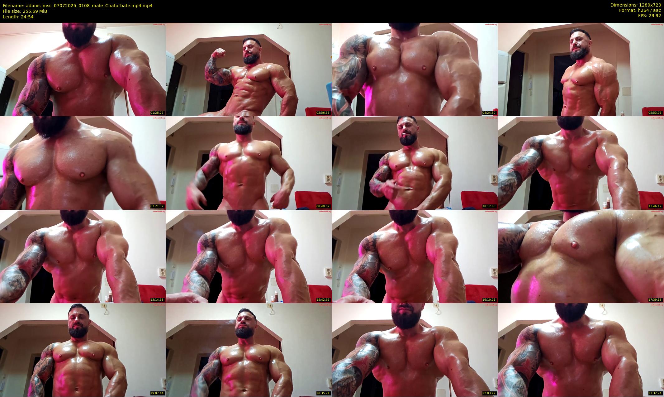 adonis_msc — 25 minute Chaturbate male cam show recording, 720p, Jul 7, 2025