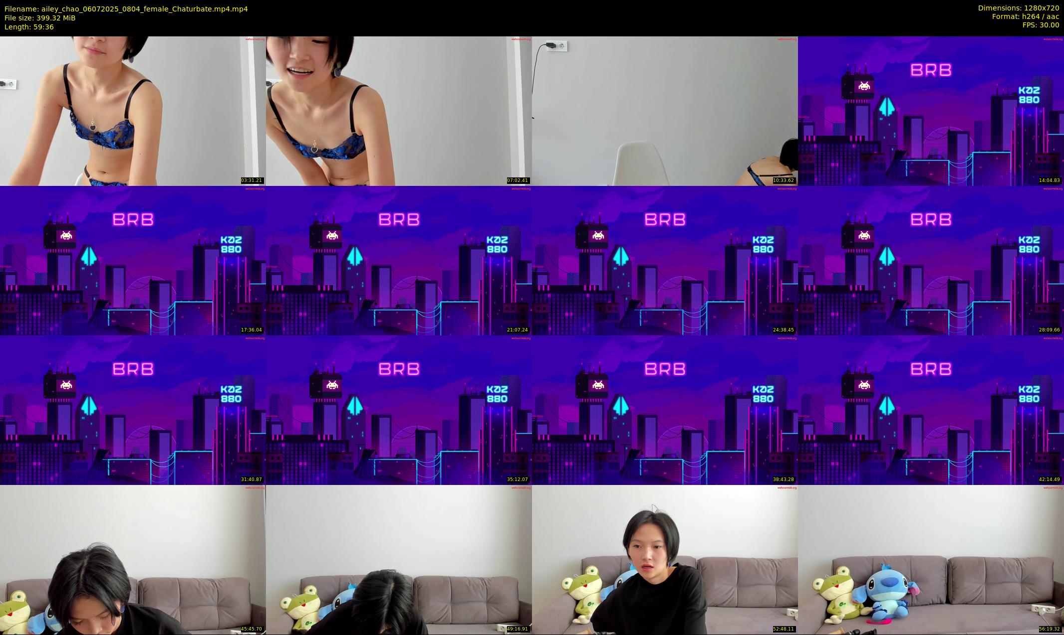 ailey_chao — 60 minute Chaturbate female cam show recording, 720p, Jul 6, 2025
