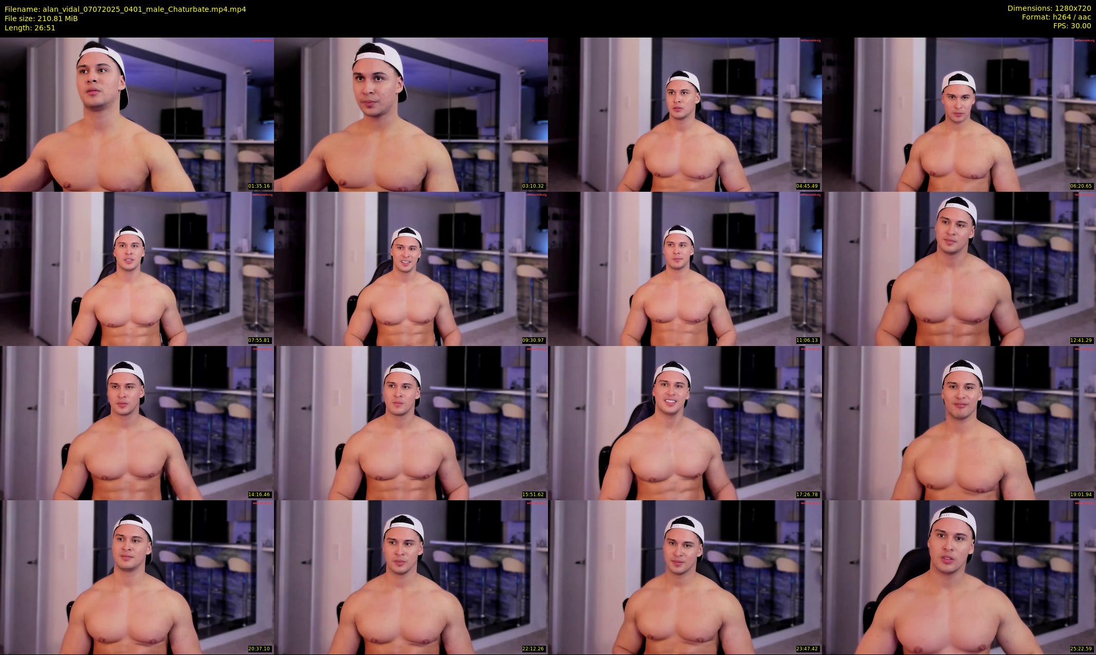 alan_vidal — 27 minute Chaturbate male cam show recording, 720p, Jul 7, 2025