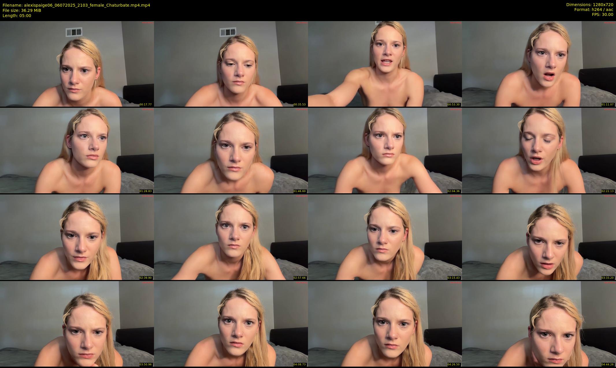 alexispaige06 — 5 minute Chaturbate female cam show recording, 720p, Jul 6, 2025