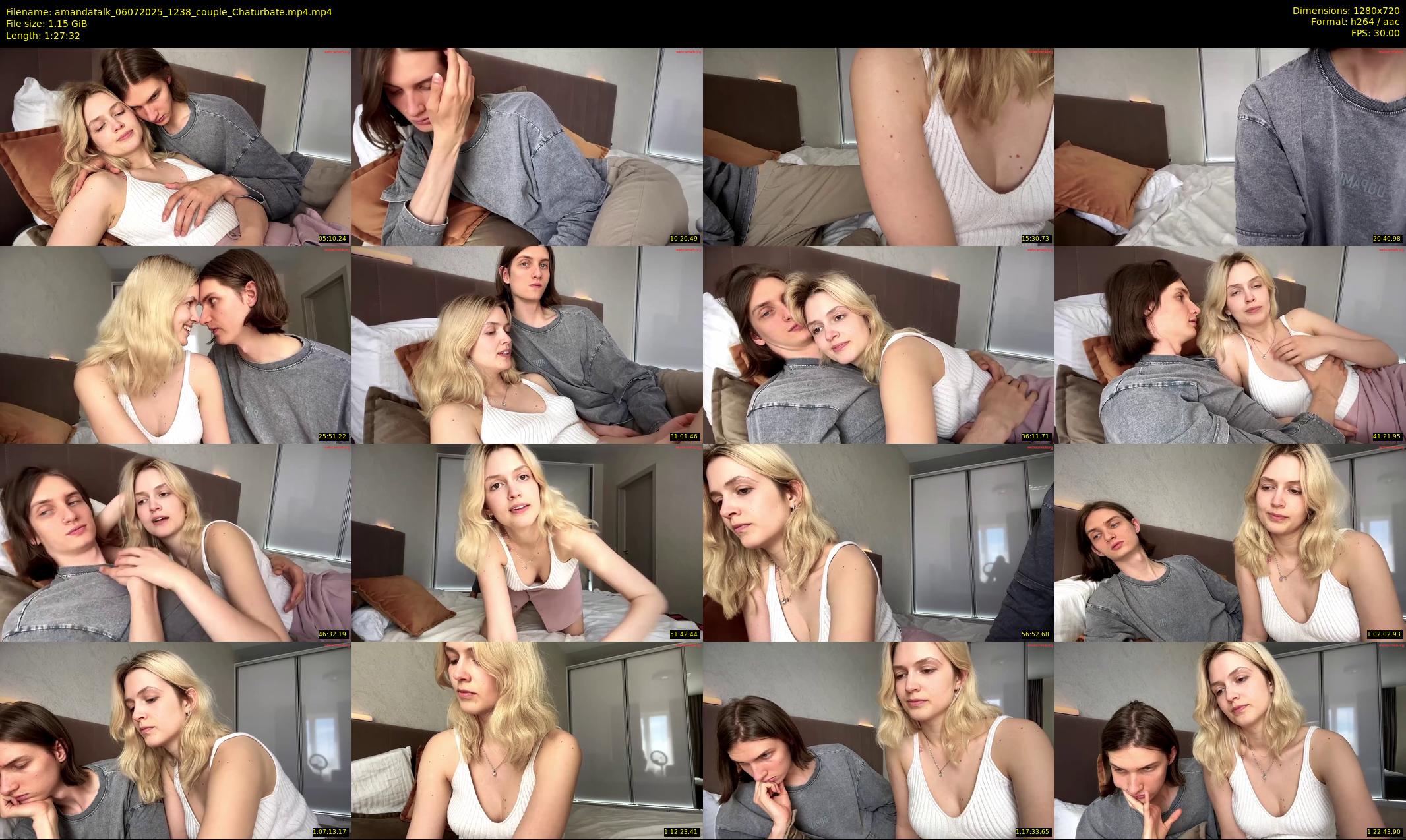 amandatalk — 88 minute Chaturbate couple cam show recording, 720p, Jul 6, 2025