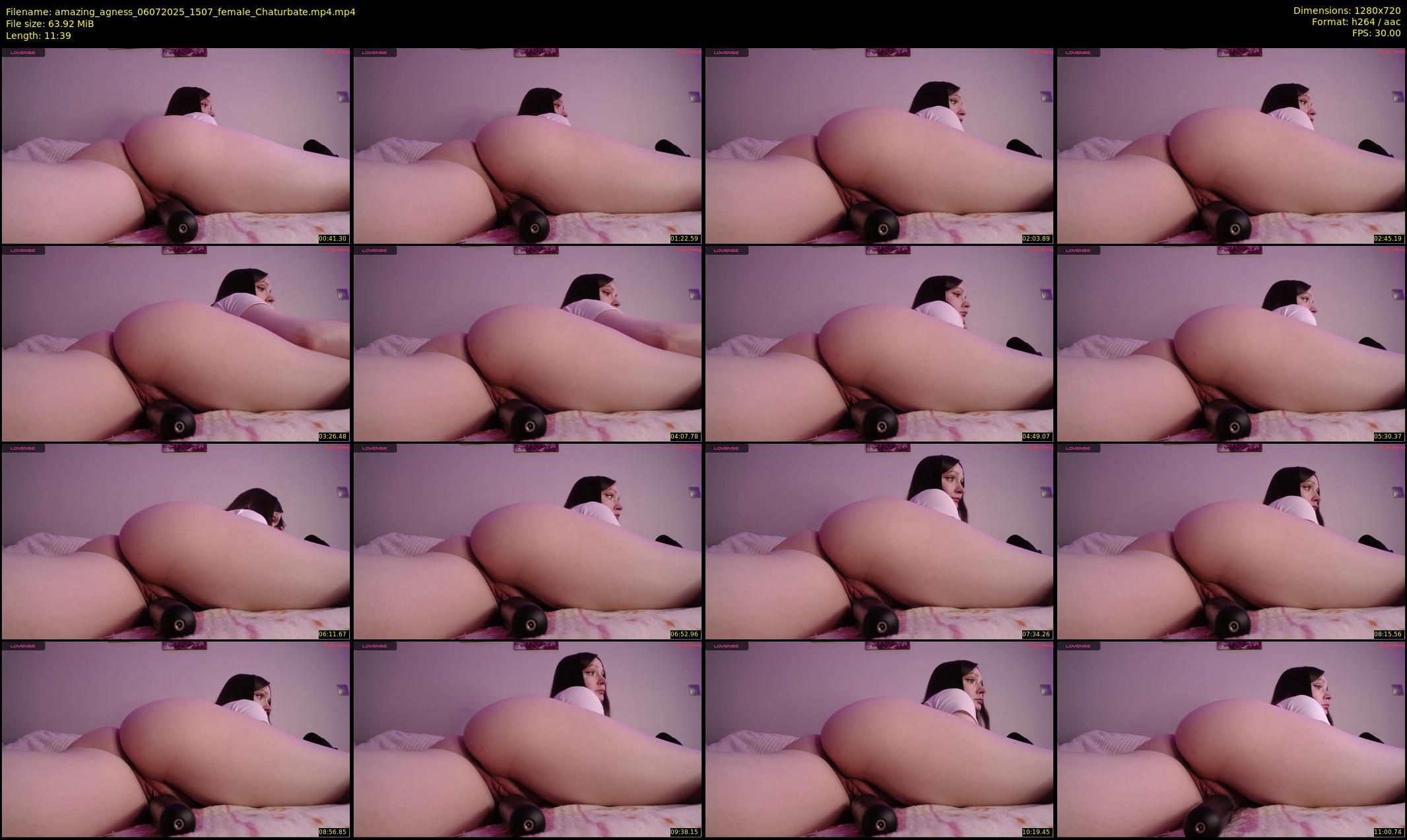 amazing_agness — 12 minute Chaturbate female cam show recording, 720p, Jul 6, 2025