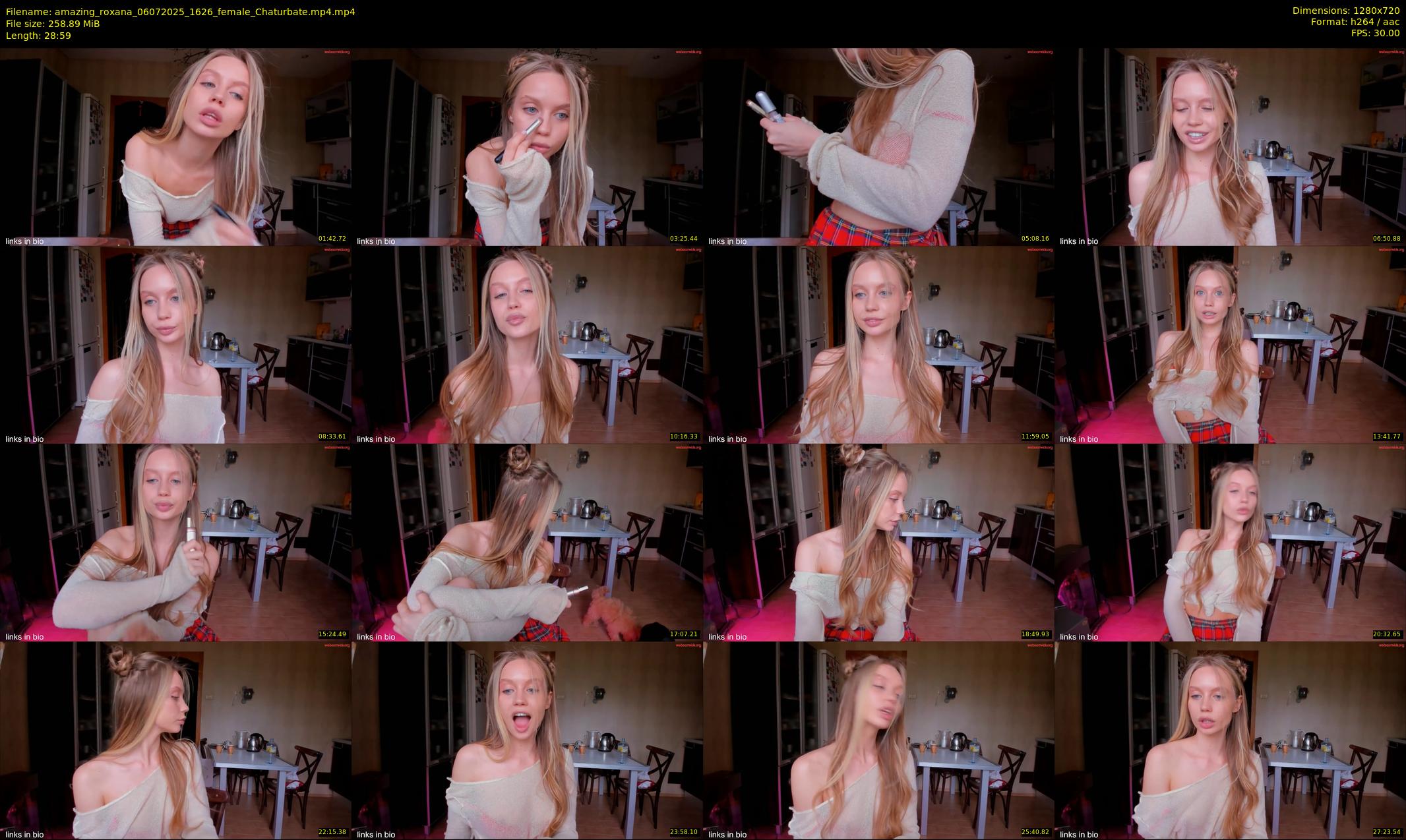 amazing_roxana — 29 minute Chaturbate female cam show recording, 720p, Jul 6, 2025