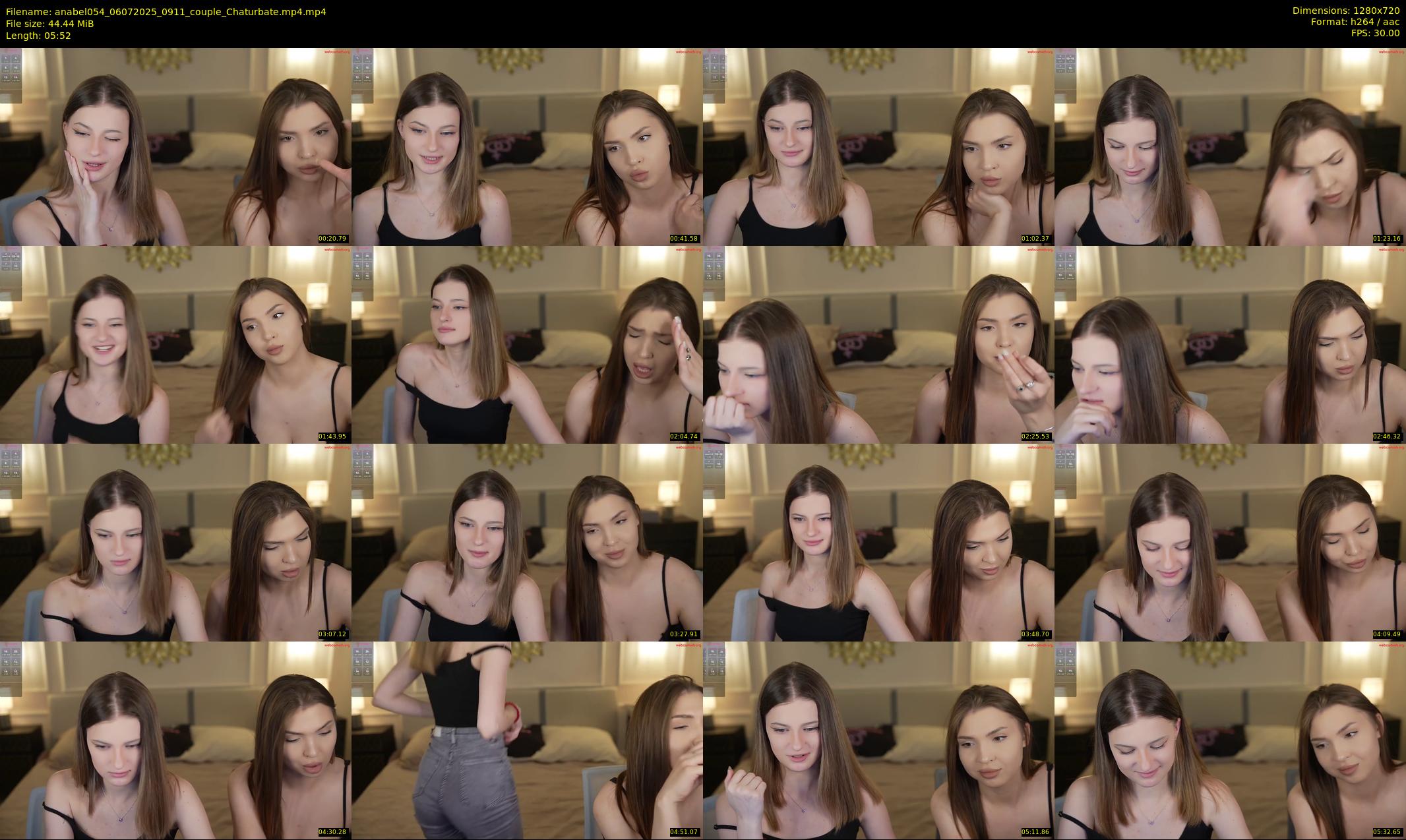 anabel054 — 6 minute Chaturbate female cam show recording, 720p, Jul 6, 2025