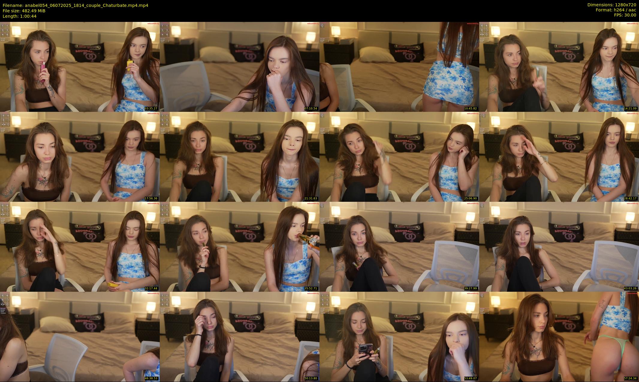 anabel054 — 61 minute Chaturbate female cam show recording, 720p, Jul 6, 2025
