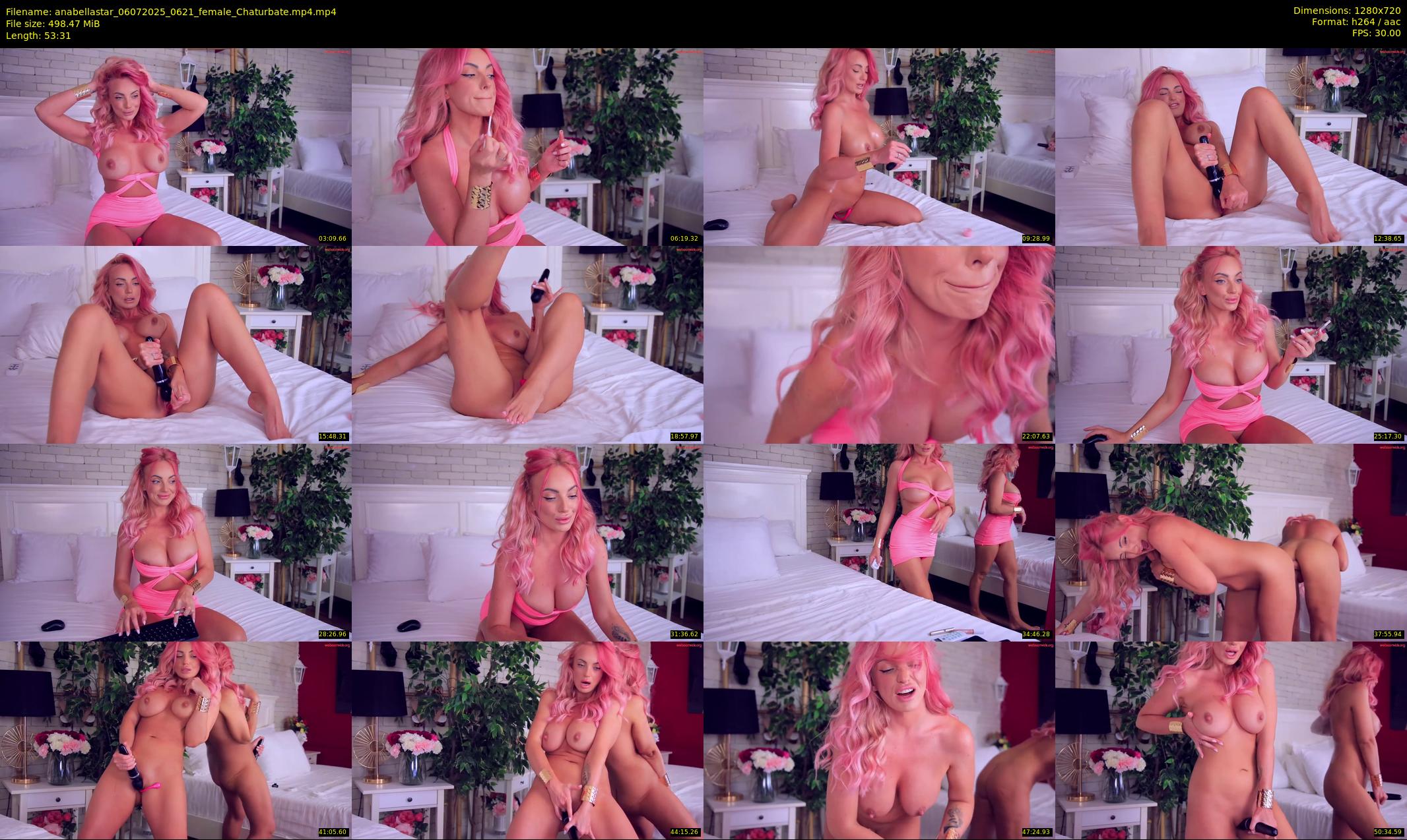 anabellastar — 54 minute Chaturbate female cam show recording, 720p, Jul 6, 2025