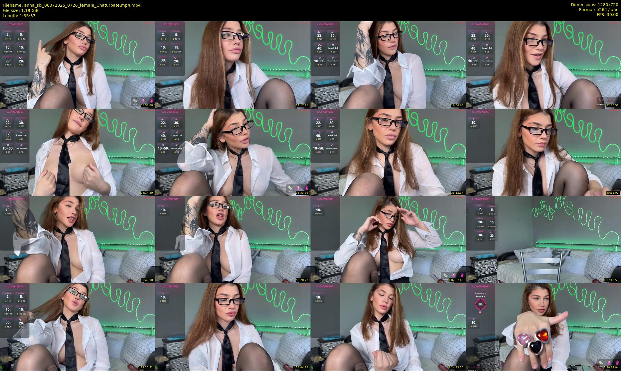 anna_six — 96 minute Chaturbate female cam show recording, 720p, Jul 6, 2025