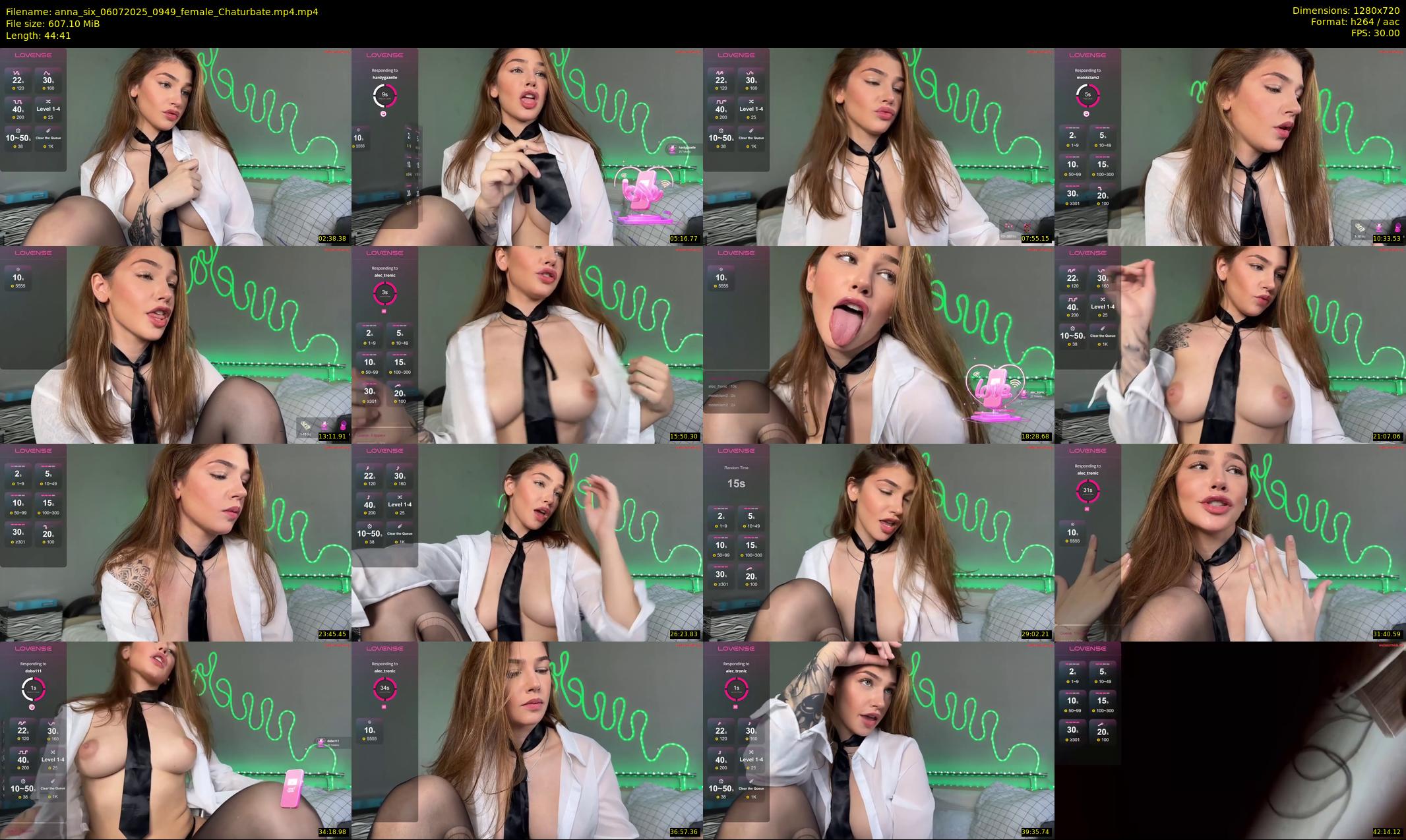 anna_six — 45 minute Chaturbate female cam show recording, 720p, Jul 6, 2025