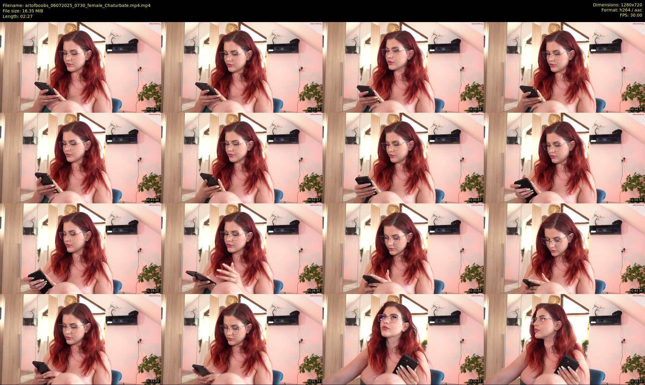 artofboobs — 3 minute Chaturbate female cam show recording, 720p, Jul 6, 2025