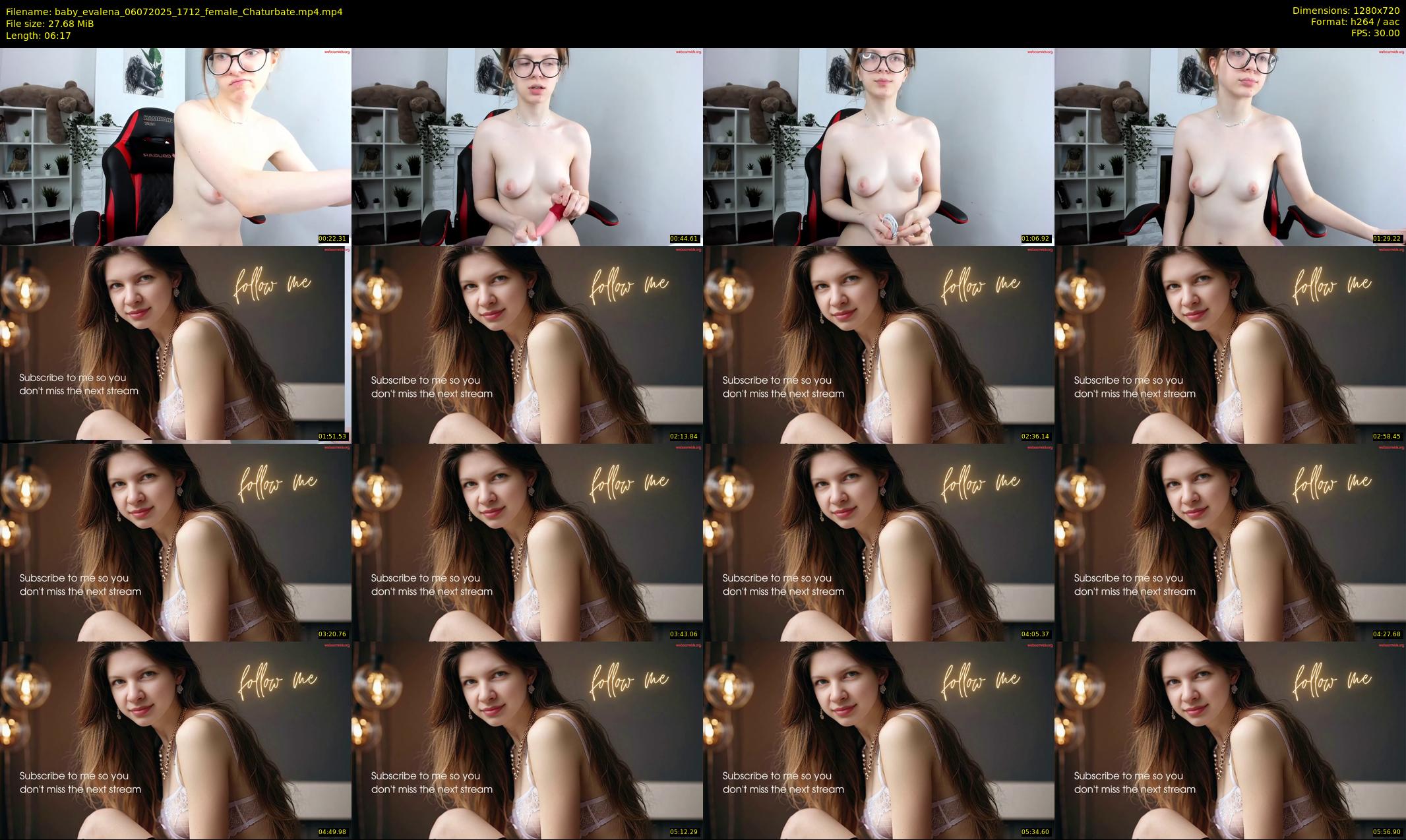 baby_evalena — 7 minute Chaturbate female cam show recording, 720p, Jul 6, 2025