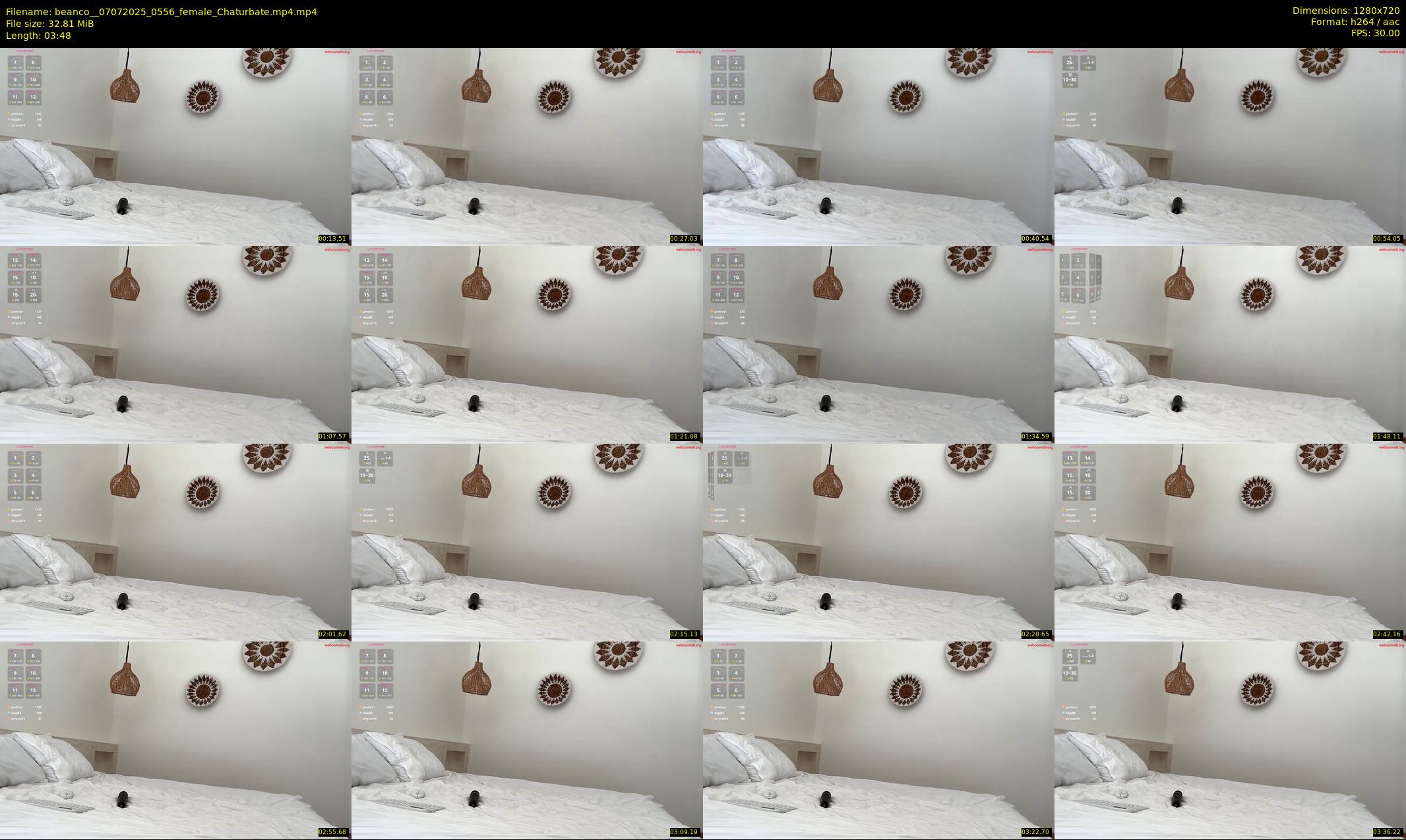 beanco_ — 4 minute Chaturbate female cam show recording, 720p, Jul 7, 2025