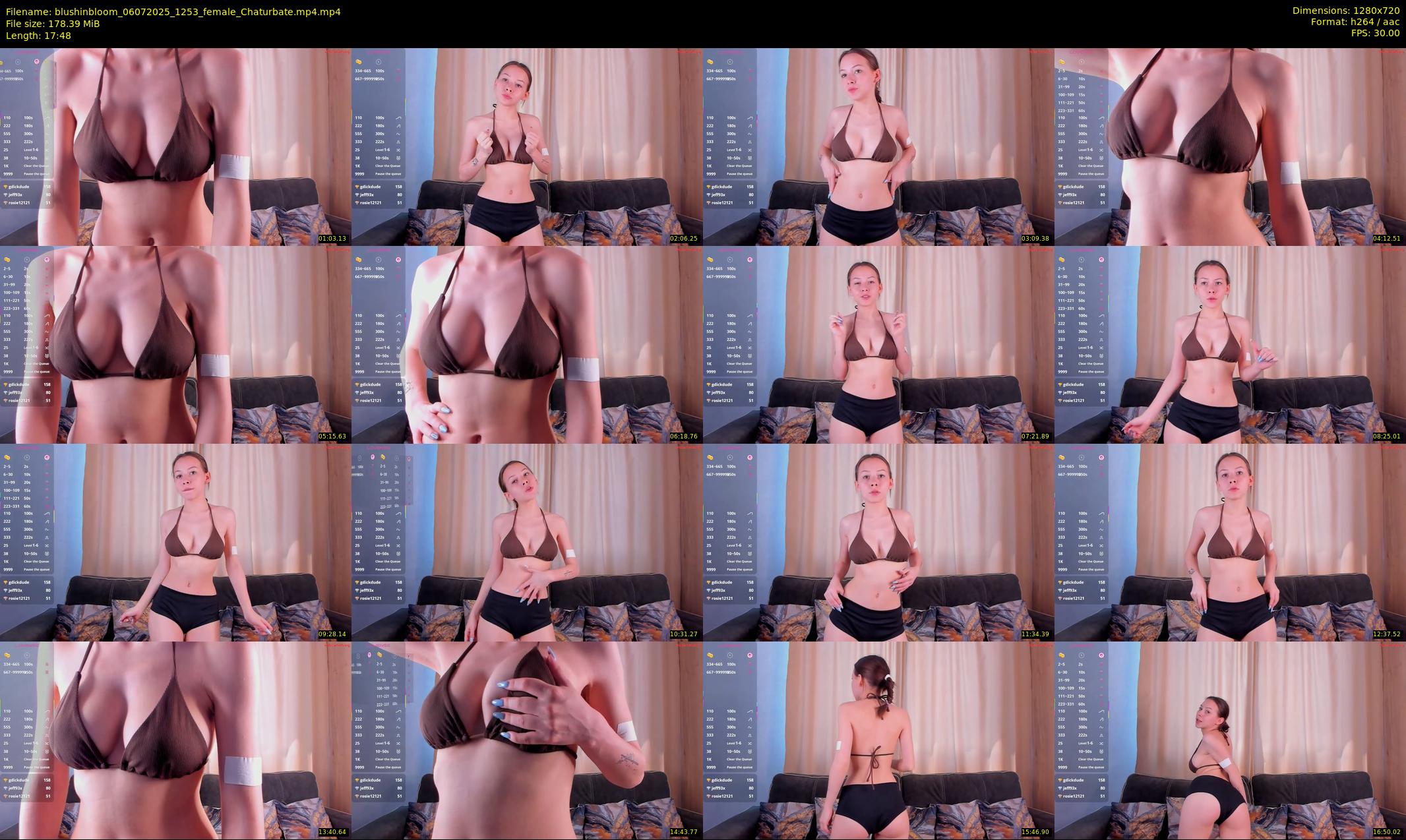 blushinbloom — 18 minute Chaturbate female cam show recording, 720p, Jul 6, 2025