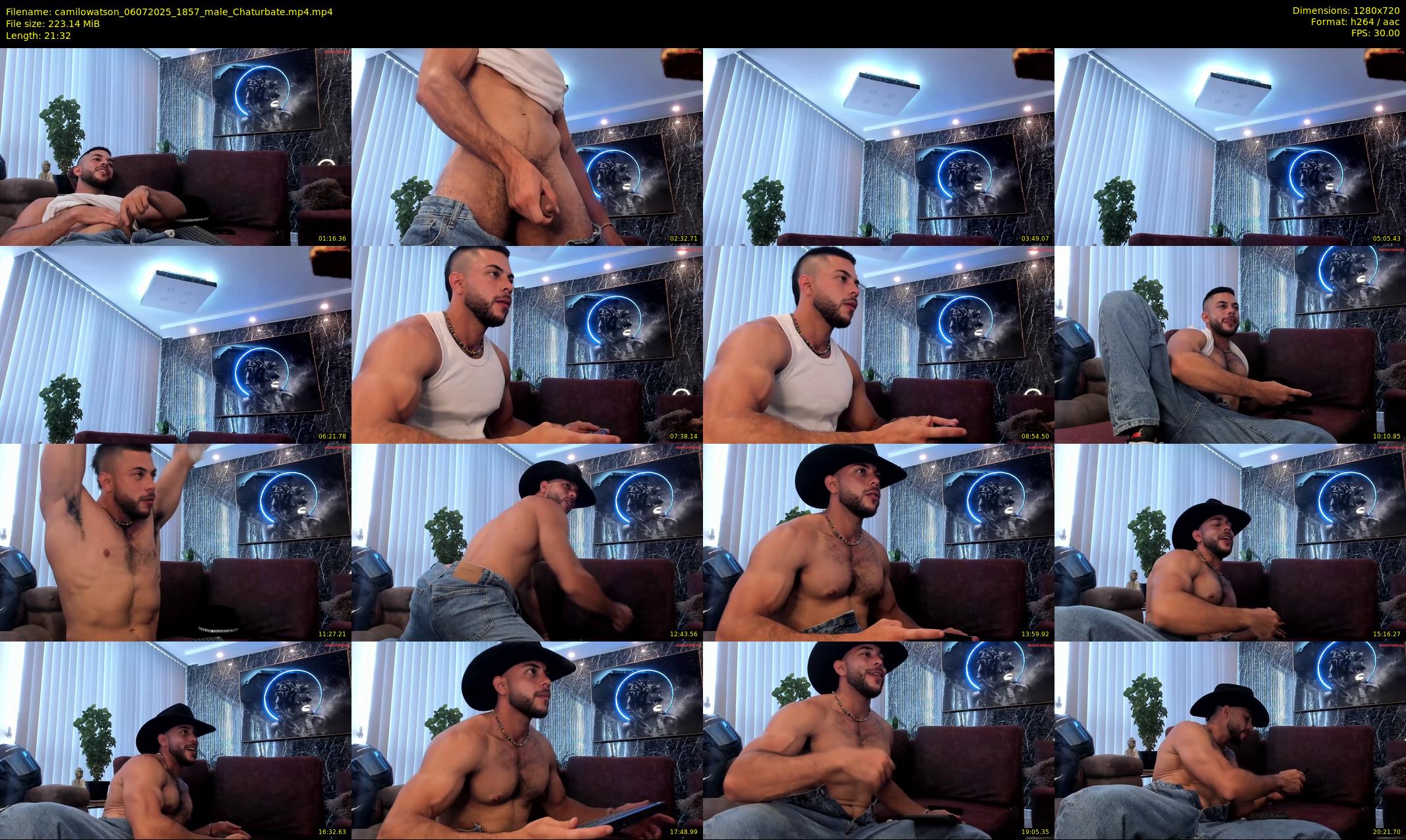 camilowatson — 22 minute Chaturbate male cam show recording, 720p, Jul 6, 2025