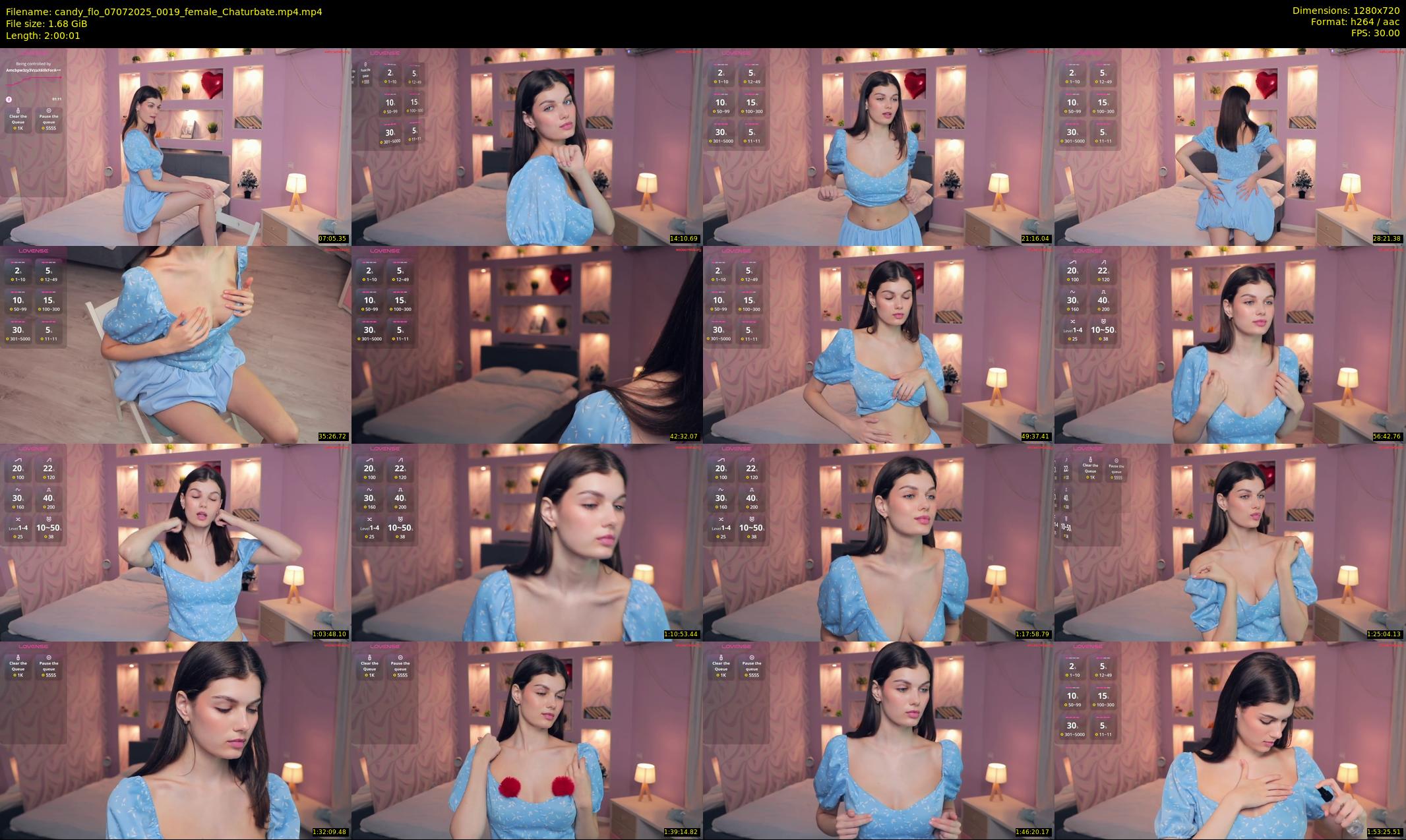 candy_flo — 121 minute Chaturbate female cam show recording, 720p, Jul 7, 2025