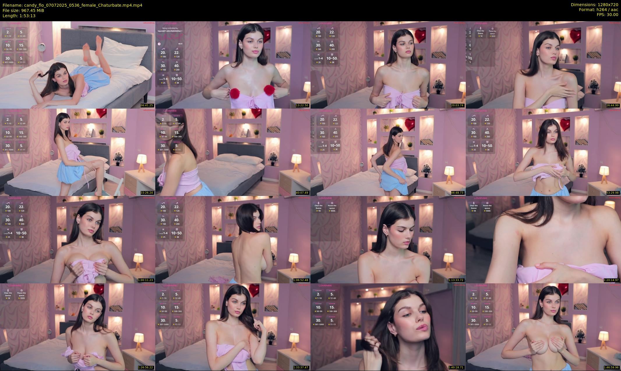 candy_flo — 114 minute Chaturbate female cam show recording, 720p, Jul 7, 2025