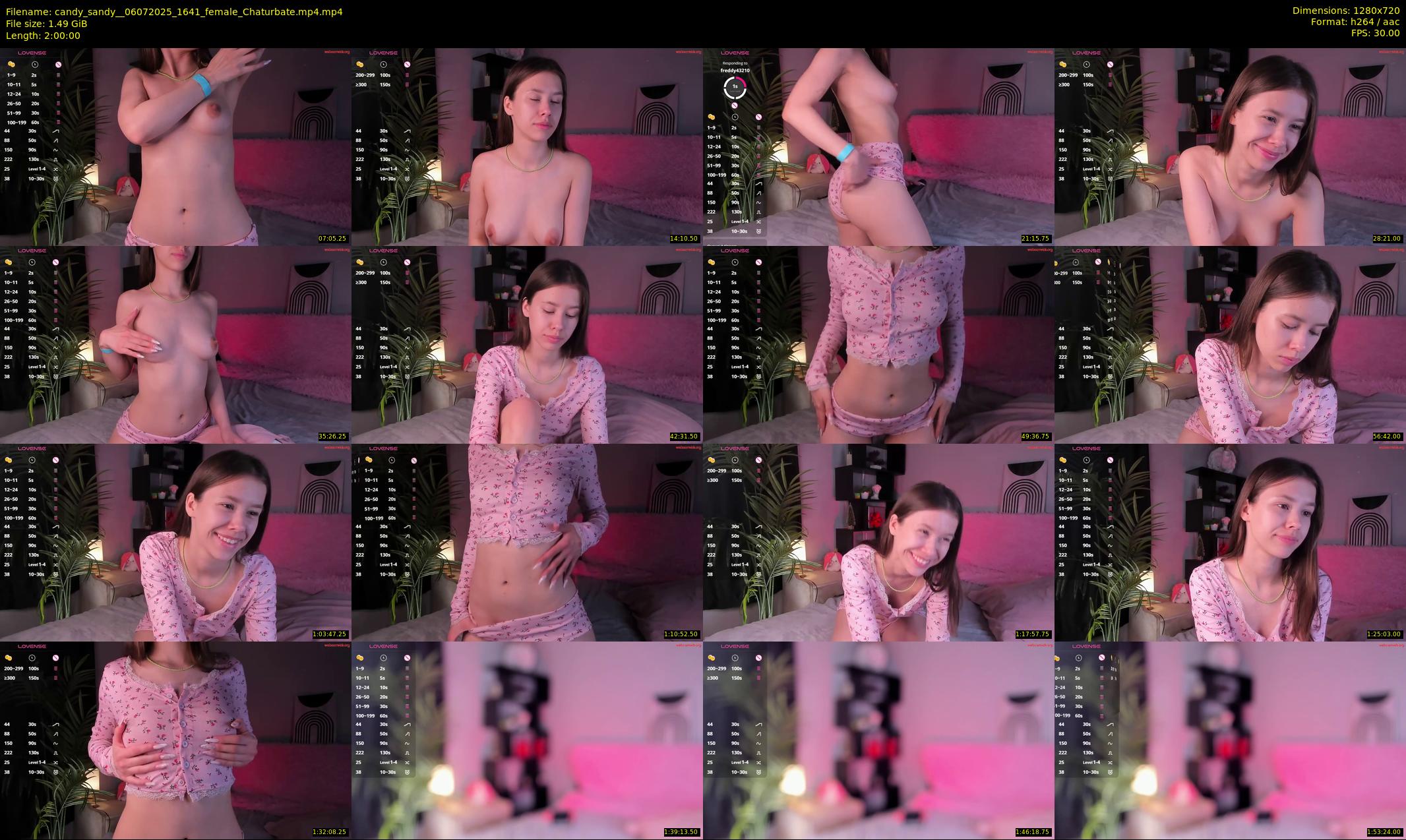 candy_sandy_ — 120 minute Chaturbate female cam show recording, 720p, Jul 6, 2025