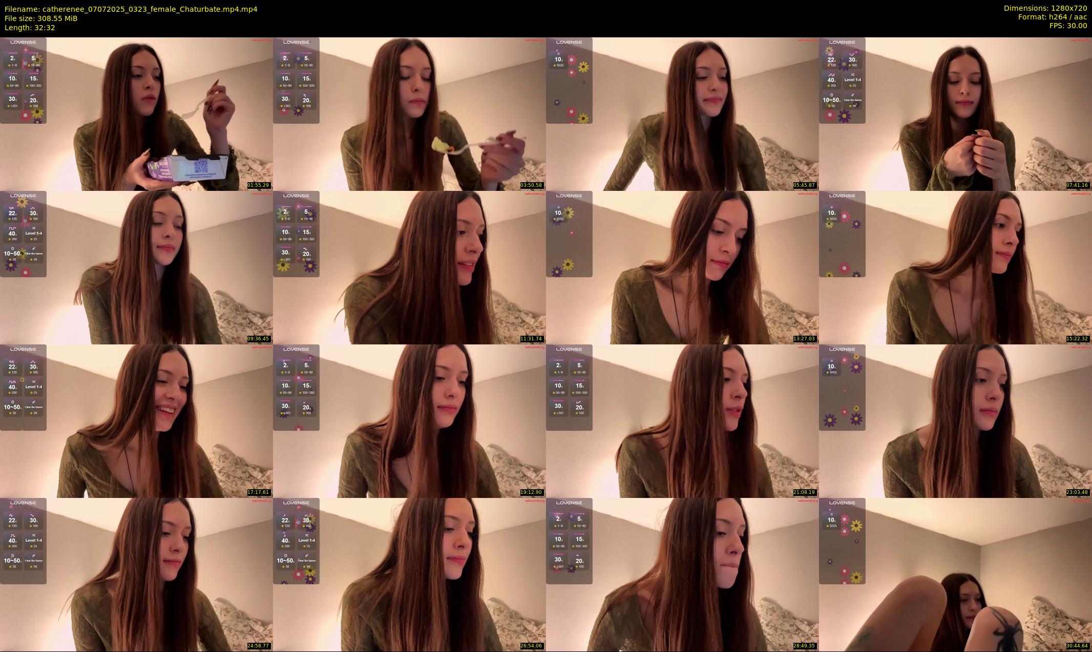 catherenee — 33 minute Chaturbate female cam show recording, 720p, Jul 7, 2025