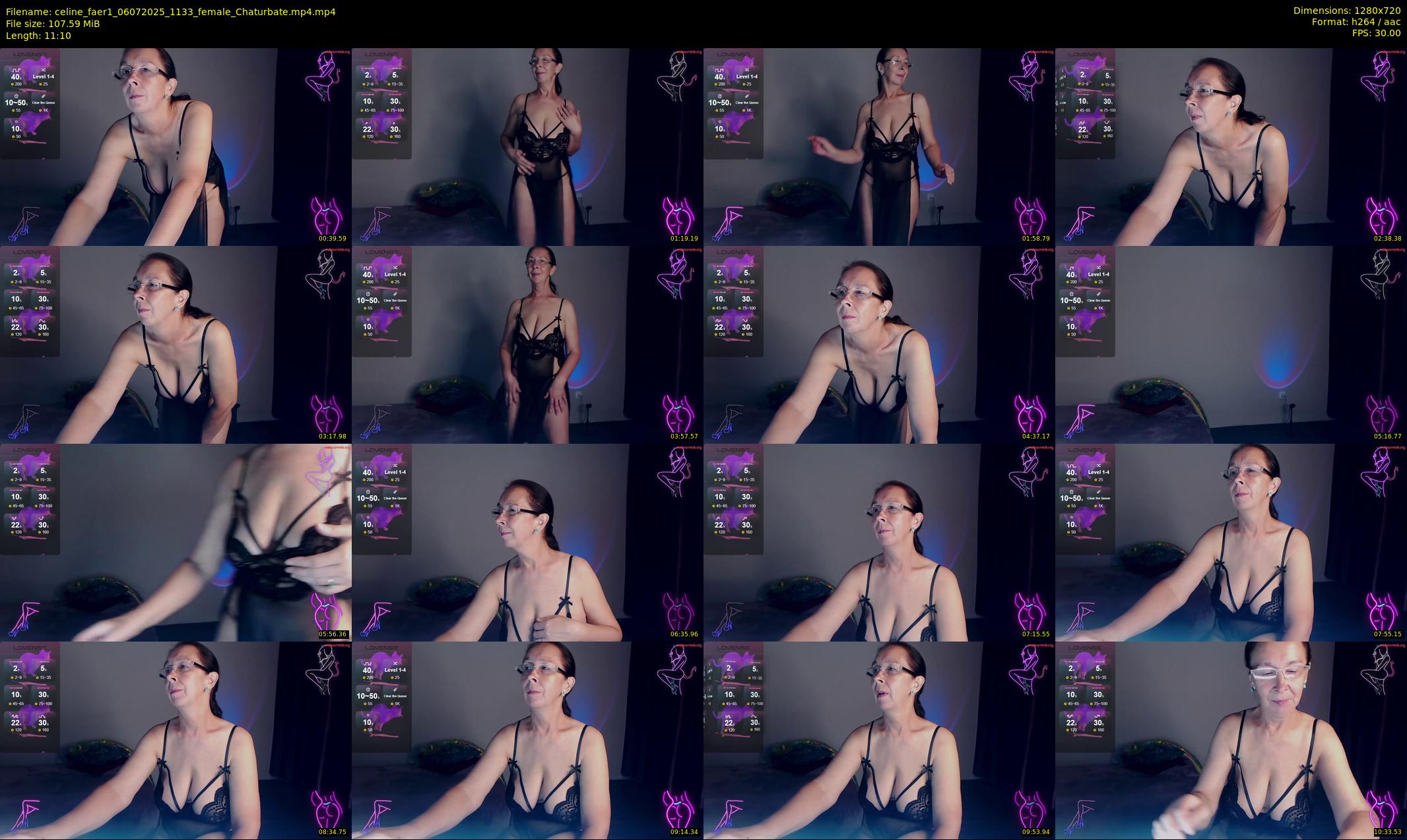 celine_faer1 — 12 minute Chaturbate female cam show recording, 720p, Jul 6, 2025