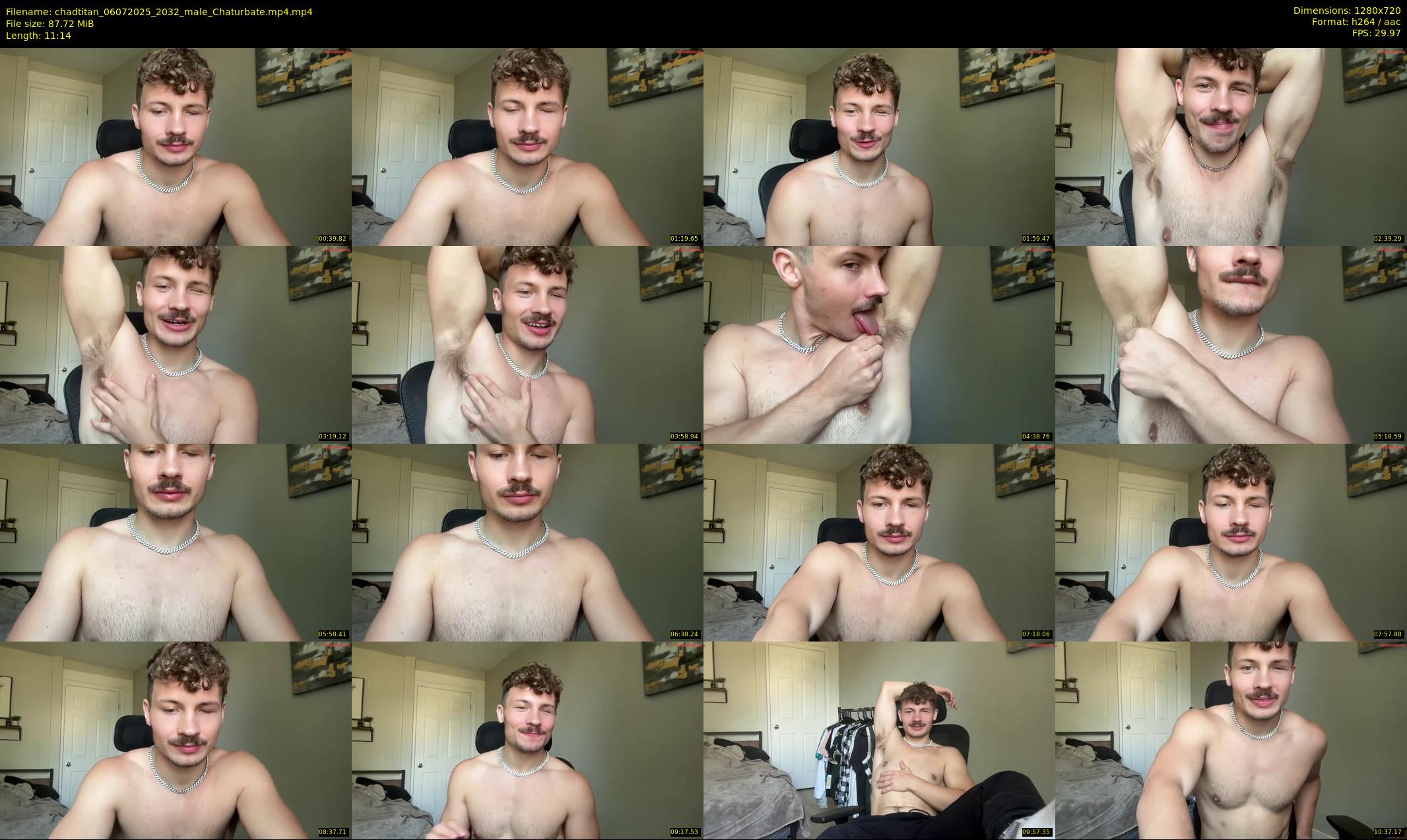 chadtitan — 12 minute Chaturbate male cam show recording, 720p, Jul 6, 2025