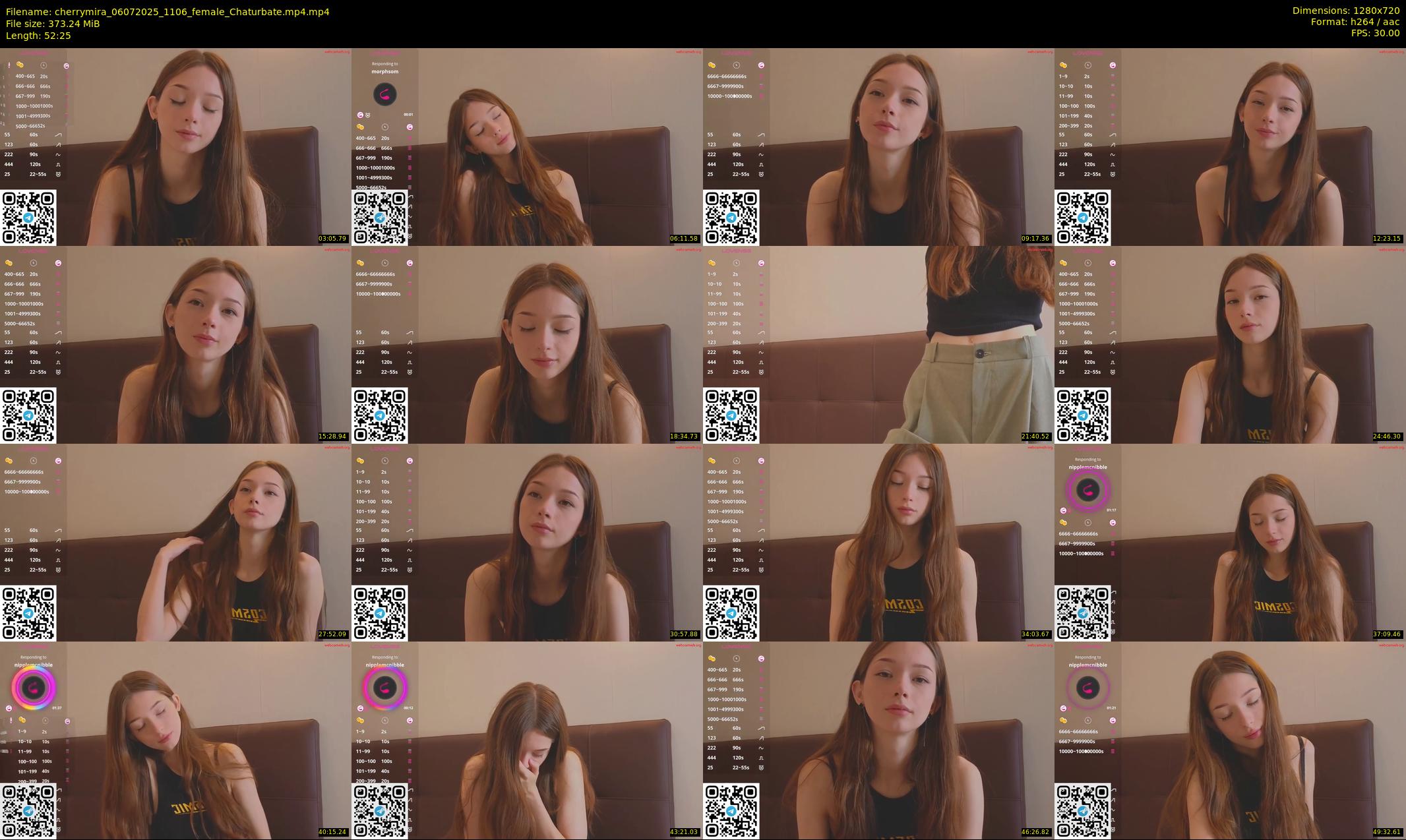 cherrymira — 53 minute Chaturbate female cam show recording, 720p, Jul 6, 2025