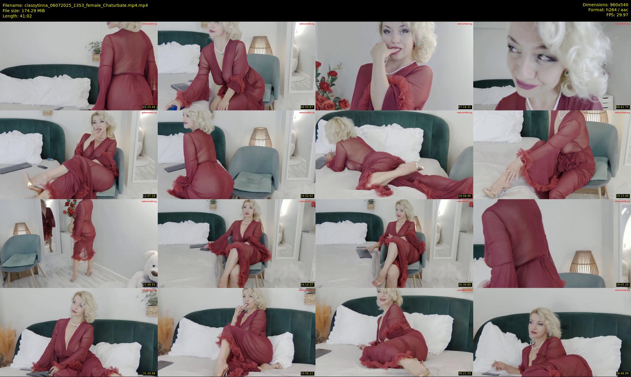 classytinna — 42 minute Chaturbate female cam show recording, 480p, Jul 6, 2025