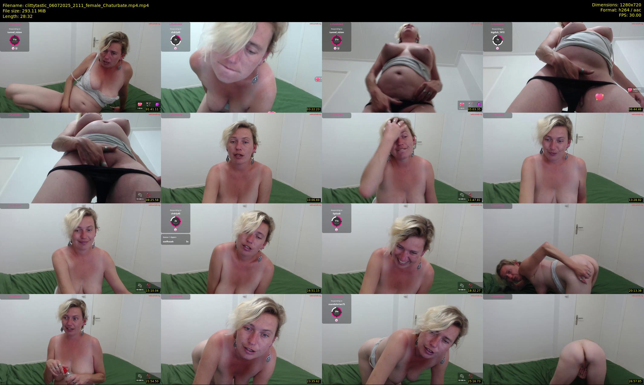 clittytastic — 29 minute Chaturbate female cam show recording, 720p, Jul 6, 2025