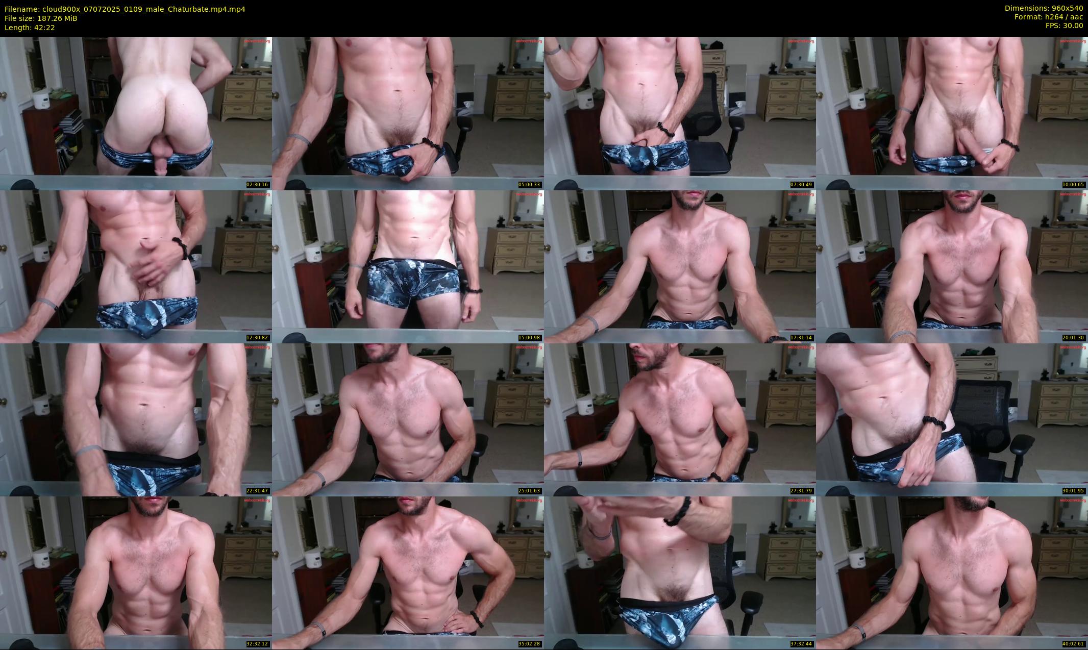 cloud900x — 43 minute Chaturbate male cam show recording, 480p, Jul 7, 2025