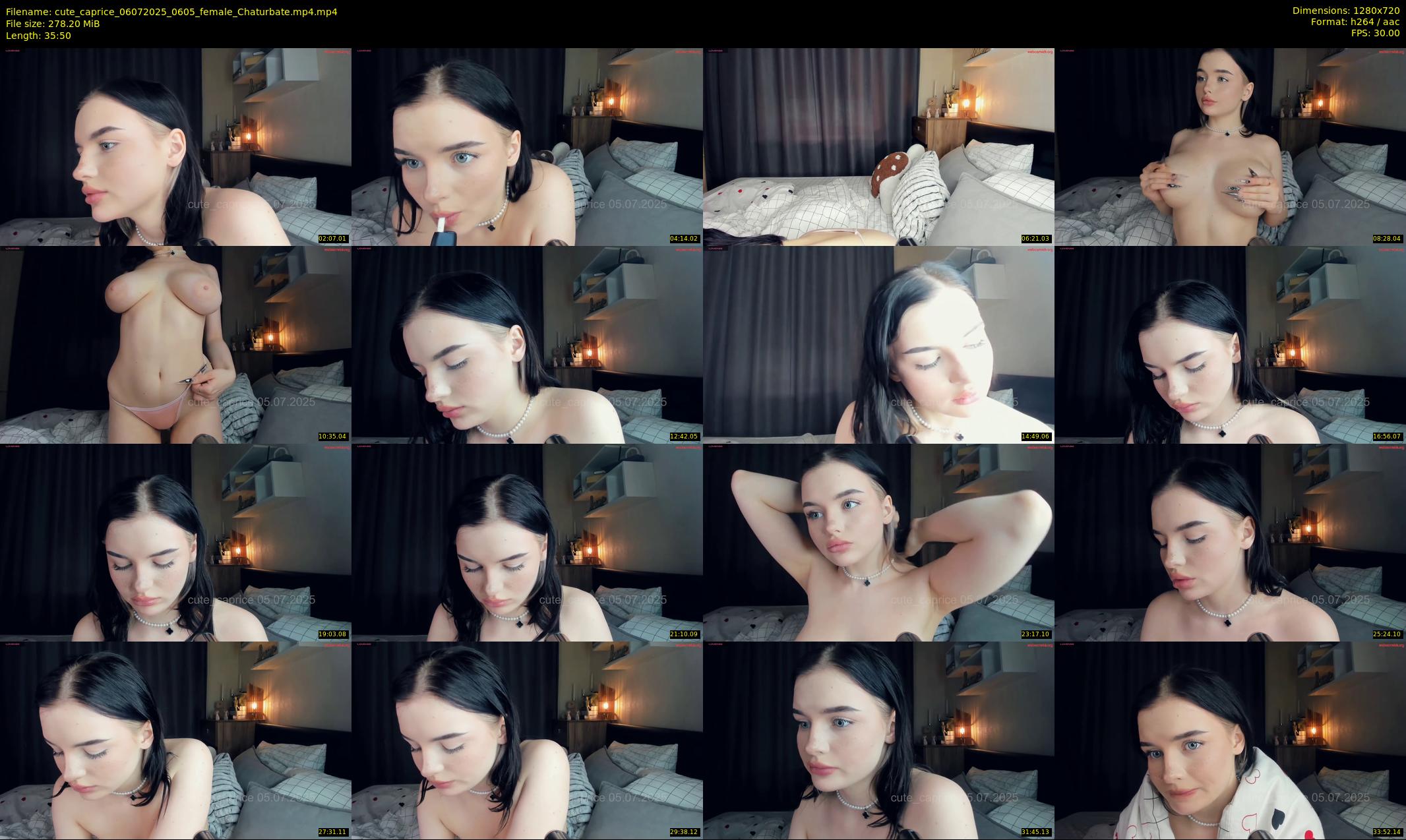 cute_caprice — 36 minute Chaturbate female cam show recording, 720p, Jul 6, 2025