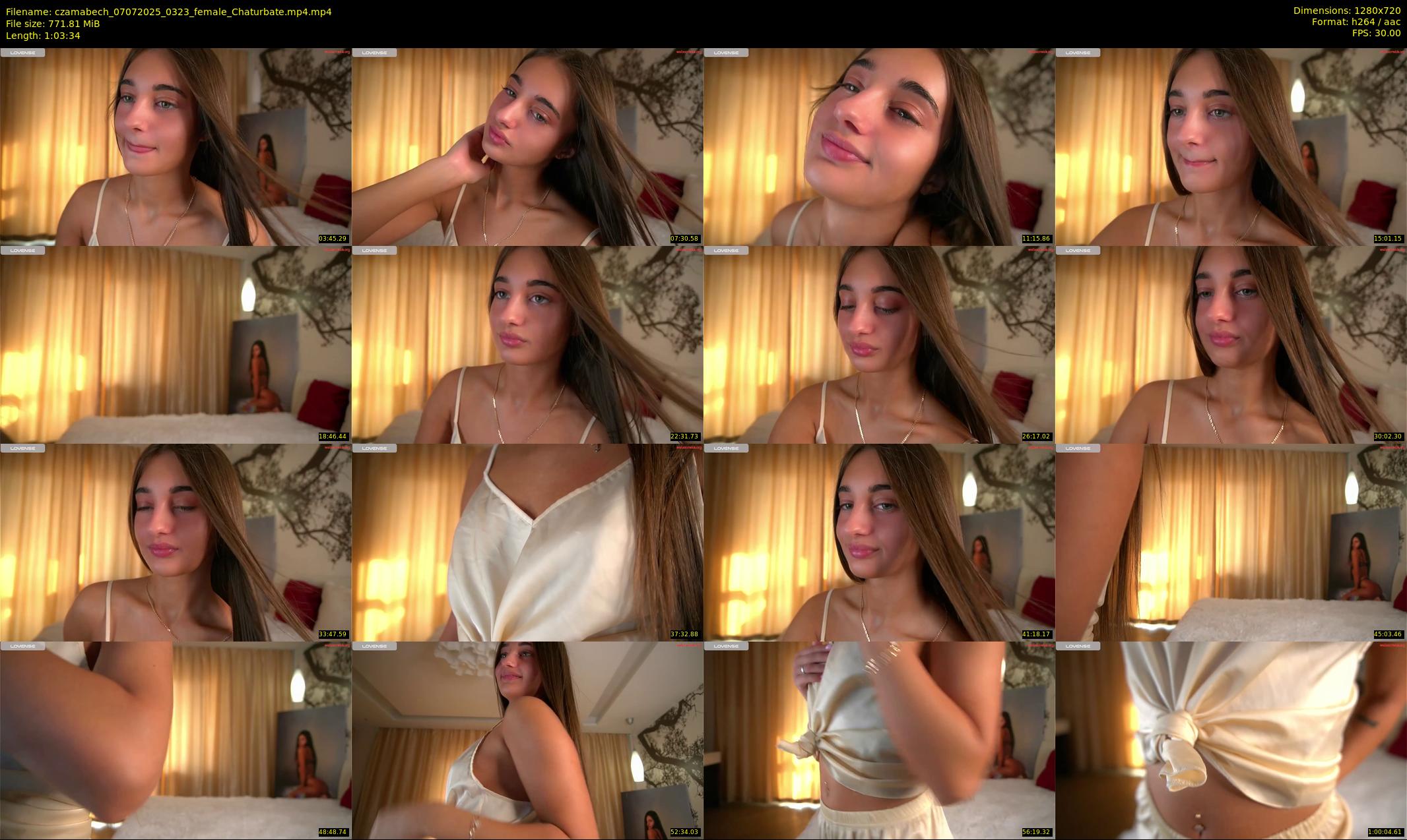 czamabech — 64 minute Chaturbate female cam show recording, 720p, Jul 7, 2025